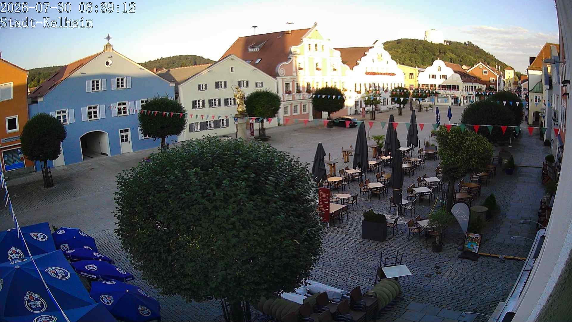 Archived image Webcam Kelheim – Town Square