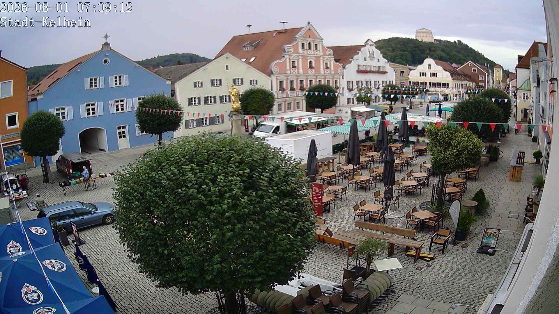 Archiv Foto Webcam Stadtplatz Kelheim