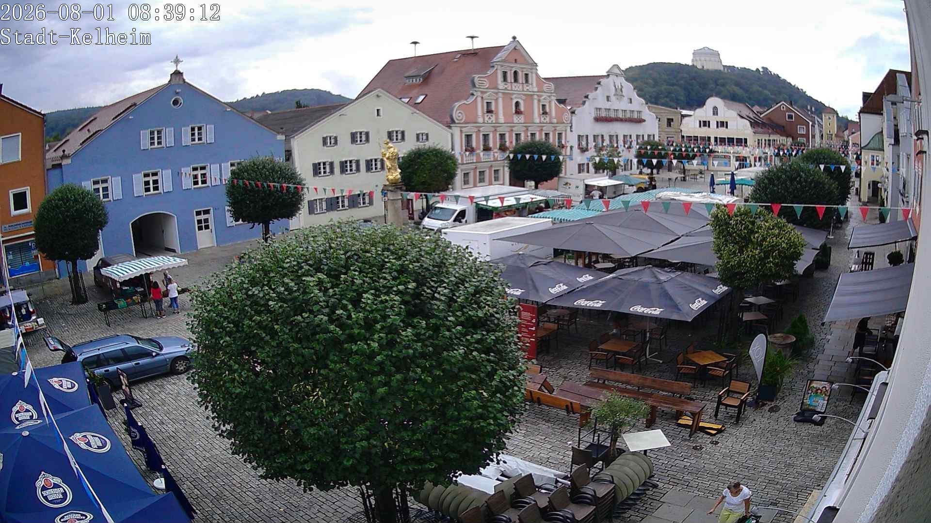 Archiv Foto Webcam Stadtplatz Kelheim