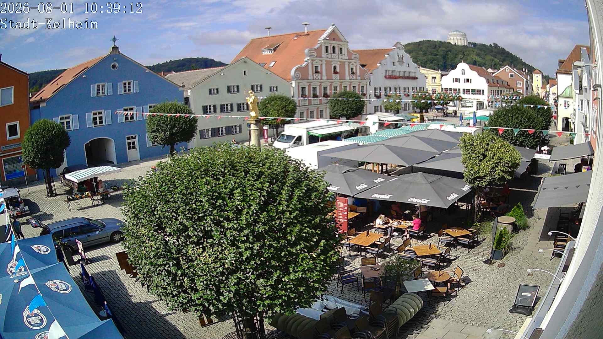 Archiv Foto Webcam Stadtplatz Kelheim