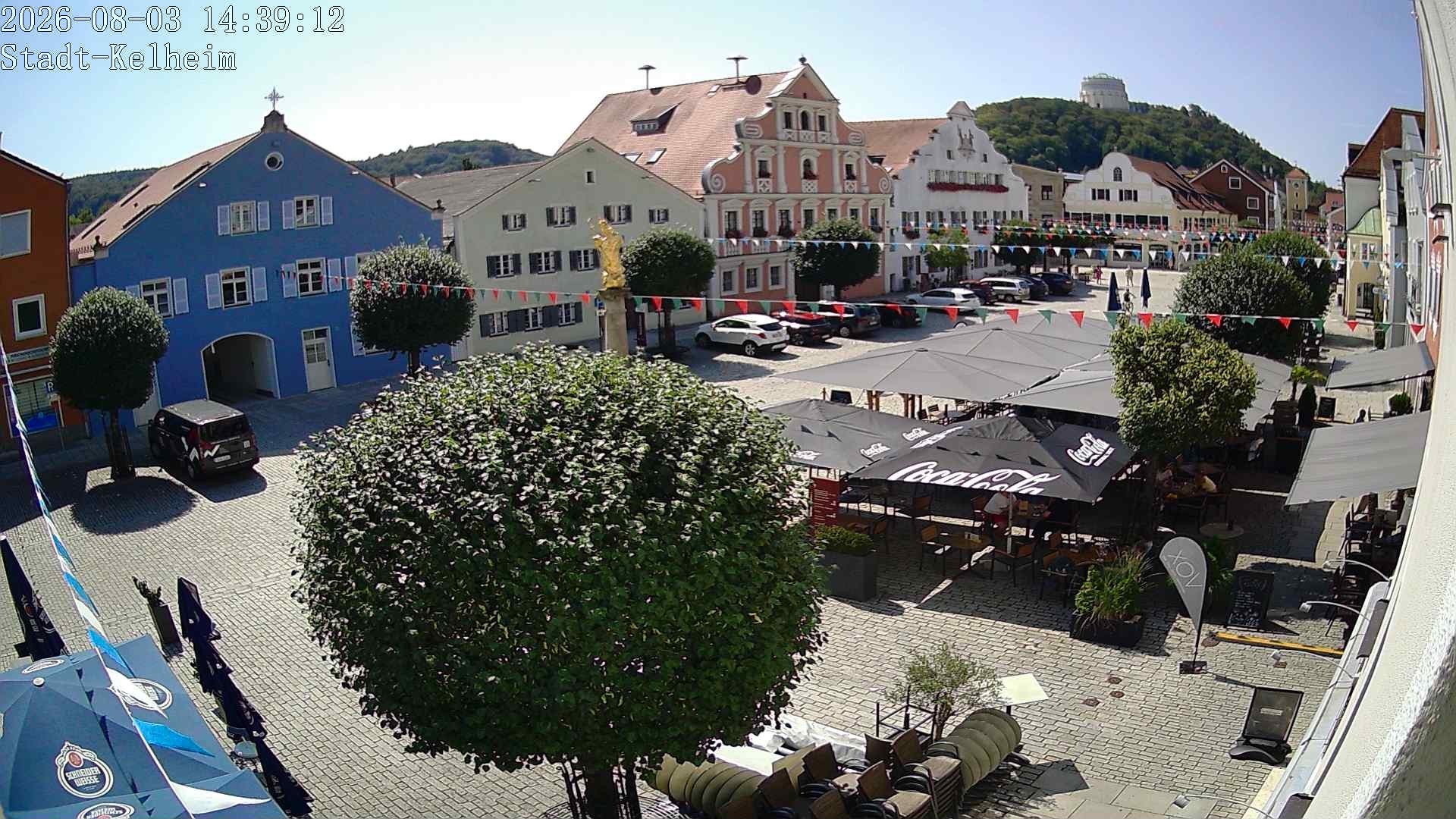Archived image Webcam Kelheim – Town Square