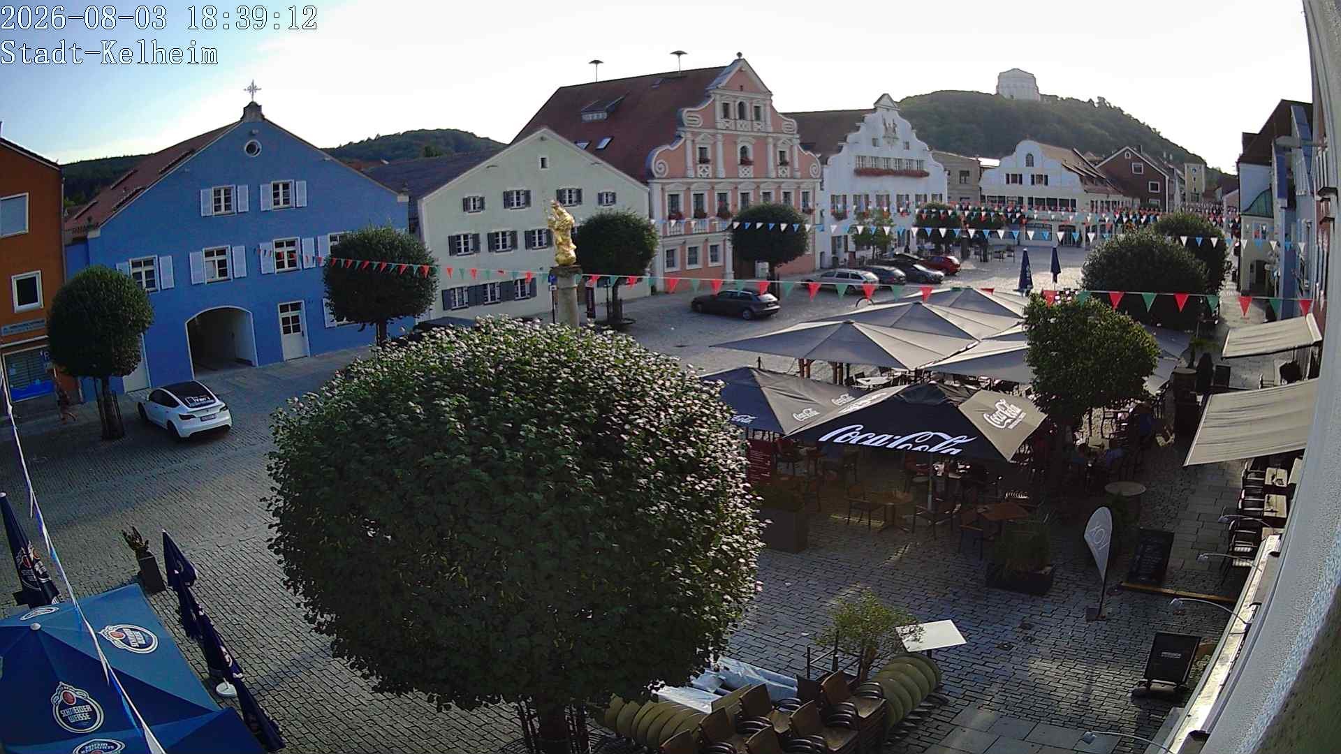 Archived image Webcam Kelheim – Town Square
