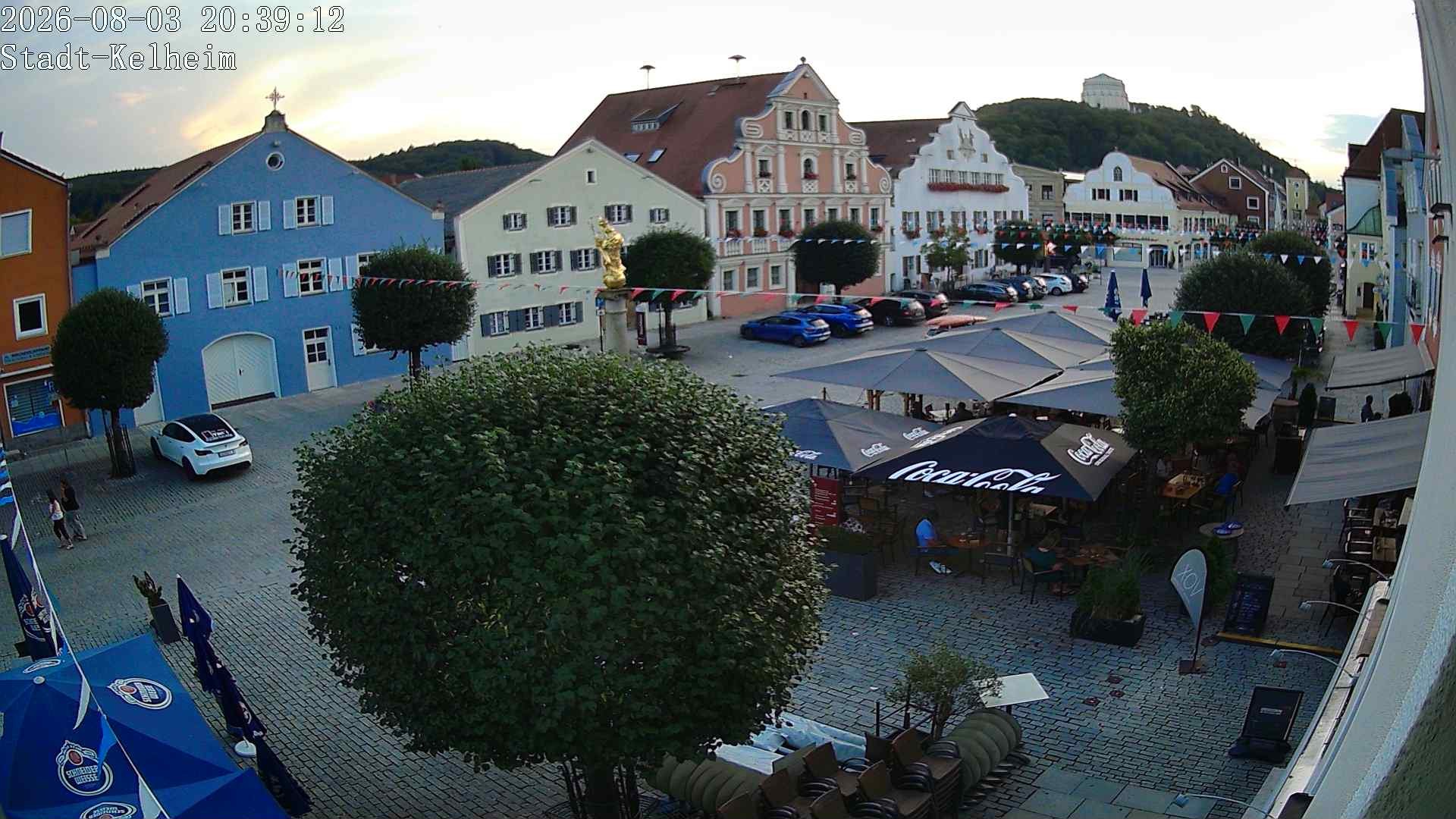 Archived image Webcam Kelheim – Town Square