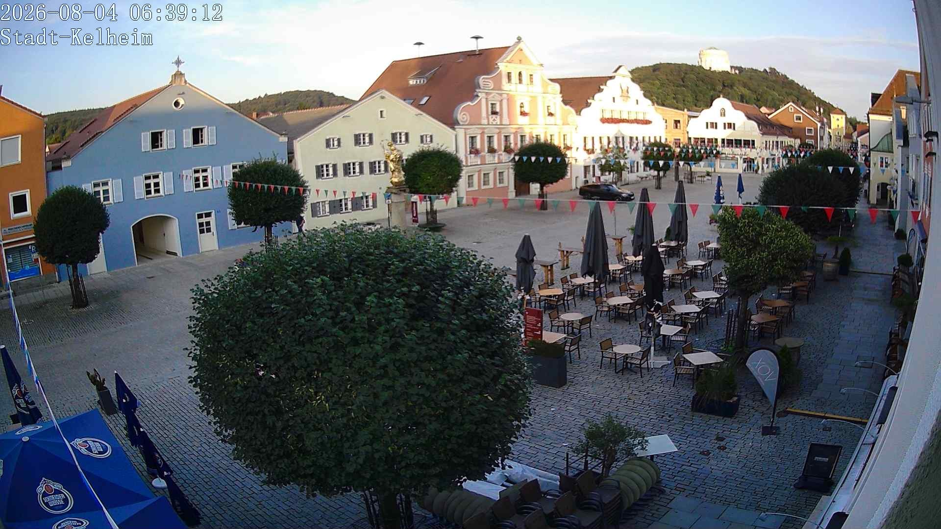 Archived image Webcam Kelheim – Town Square