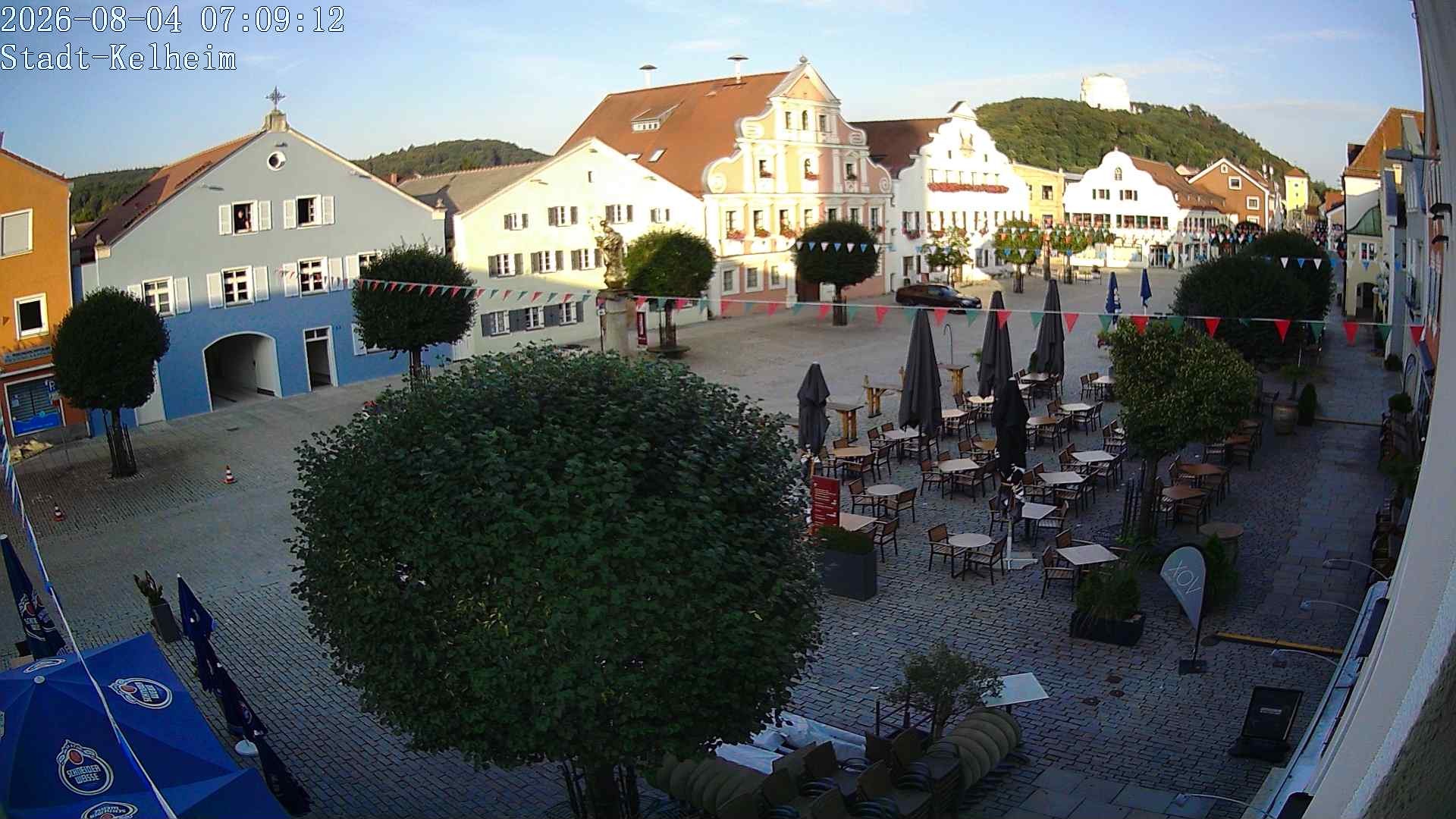 Archived image Webcam Kelheim – Town Square