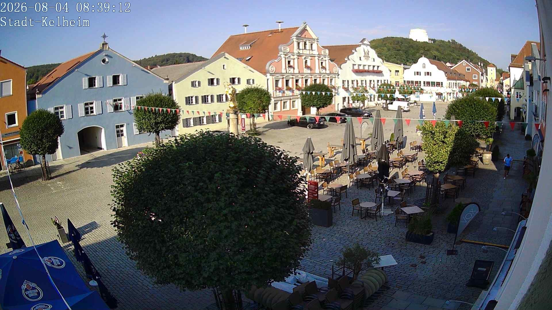 Archived image Webcam Kelheim – Town Square