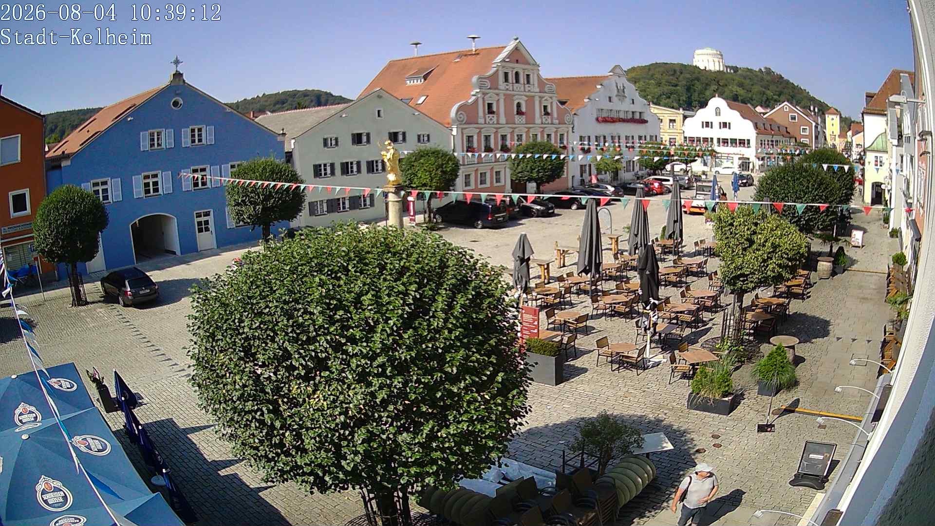 Archived image Webcam Kelheim – Town Square