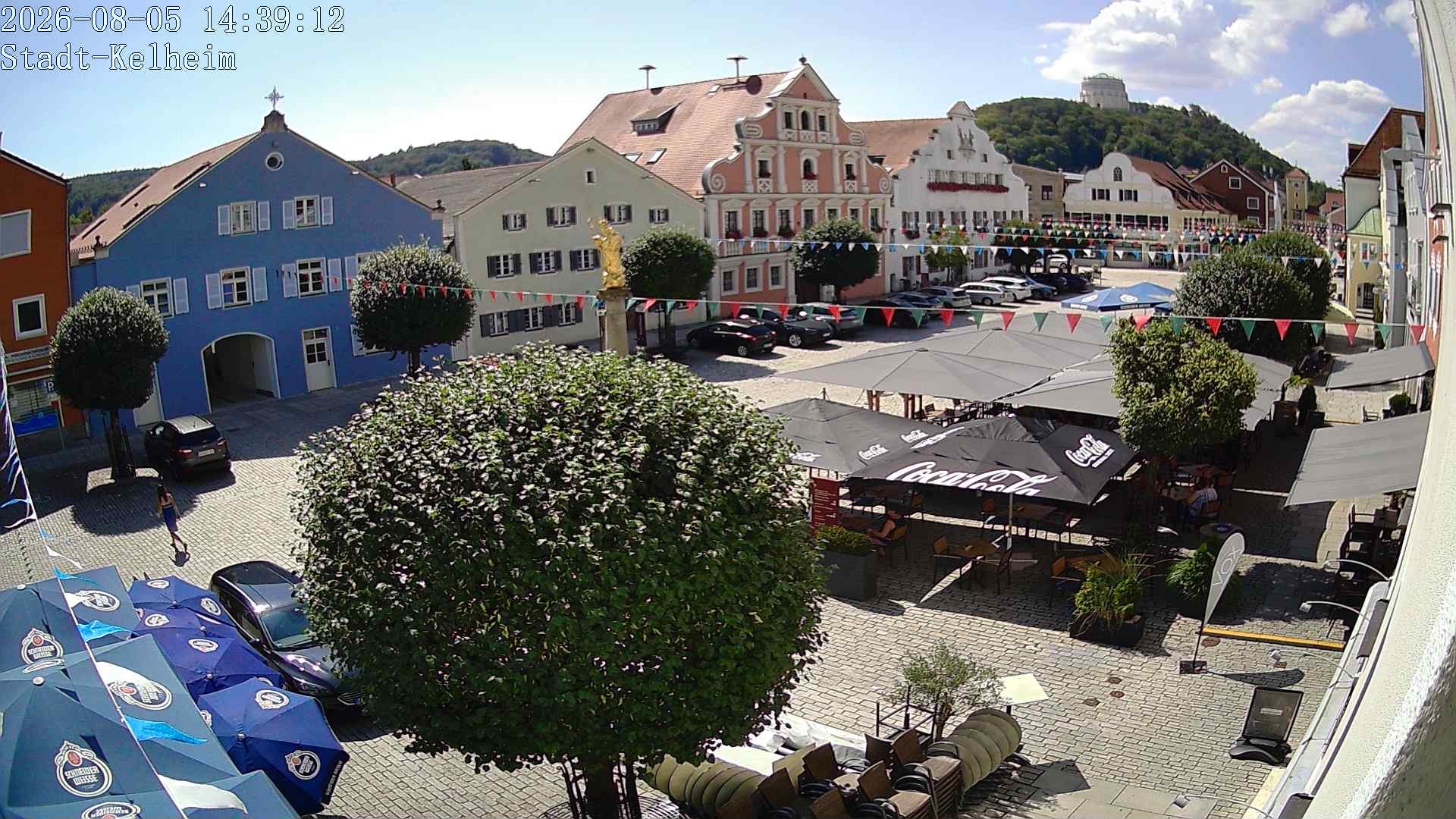 Archiv Foto Webcam Stadtplatz Kelheim
