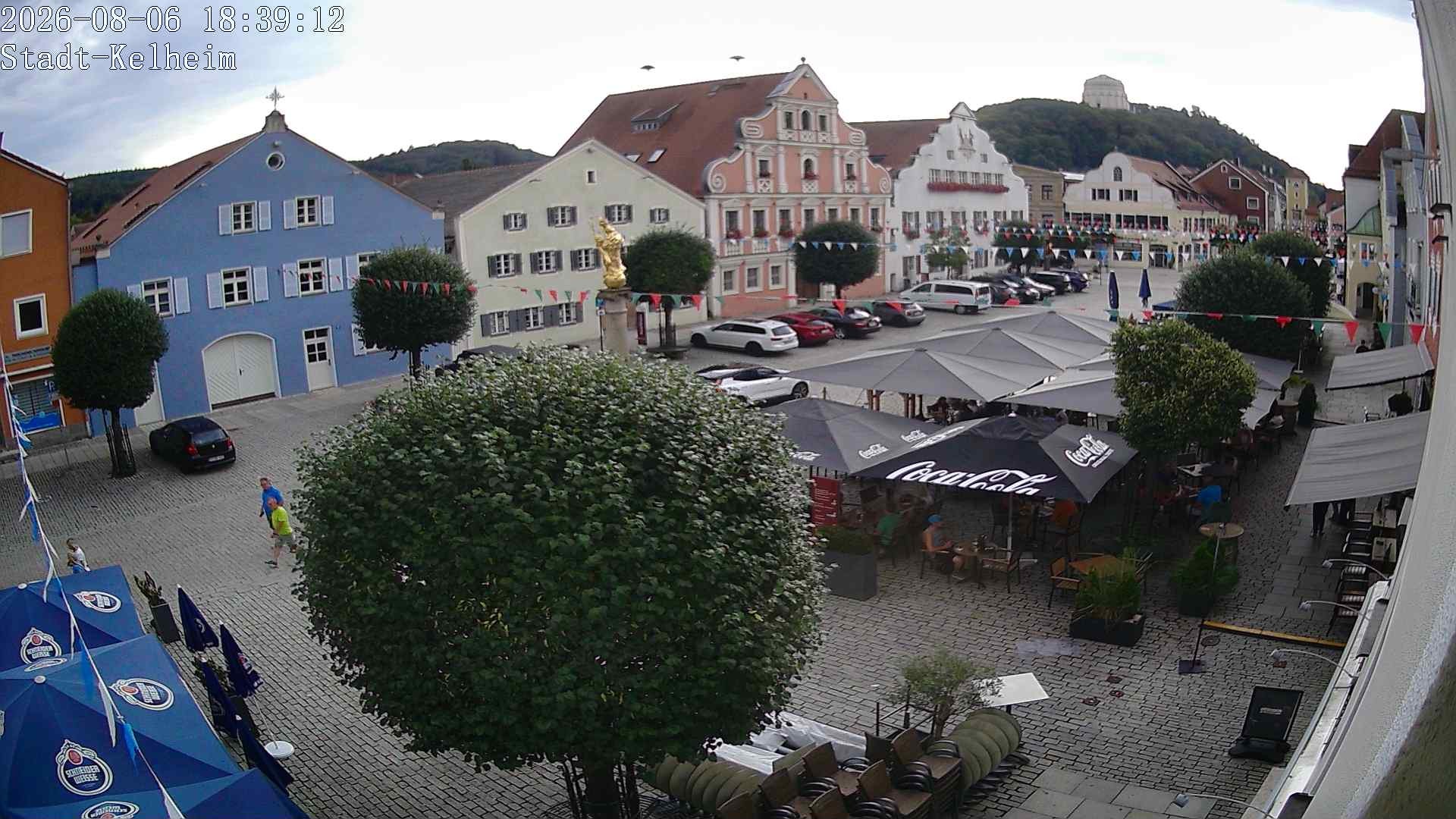 Archiv Foto Webcam Stadtplatz Kelheim