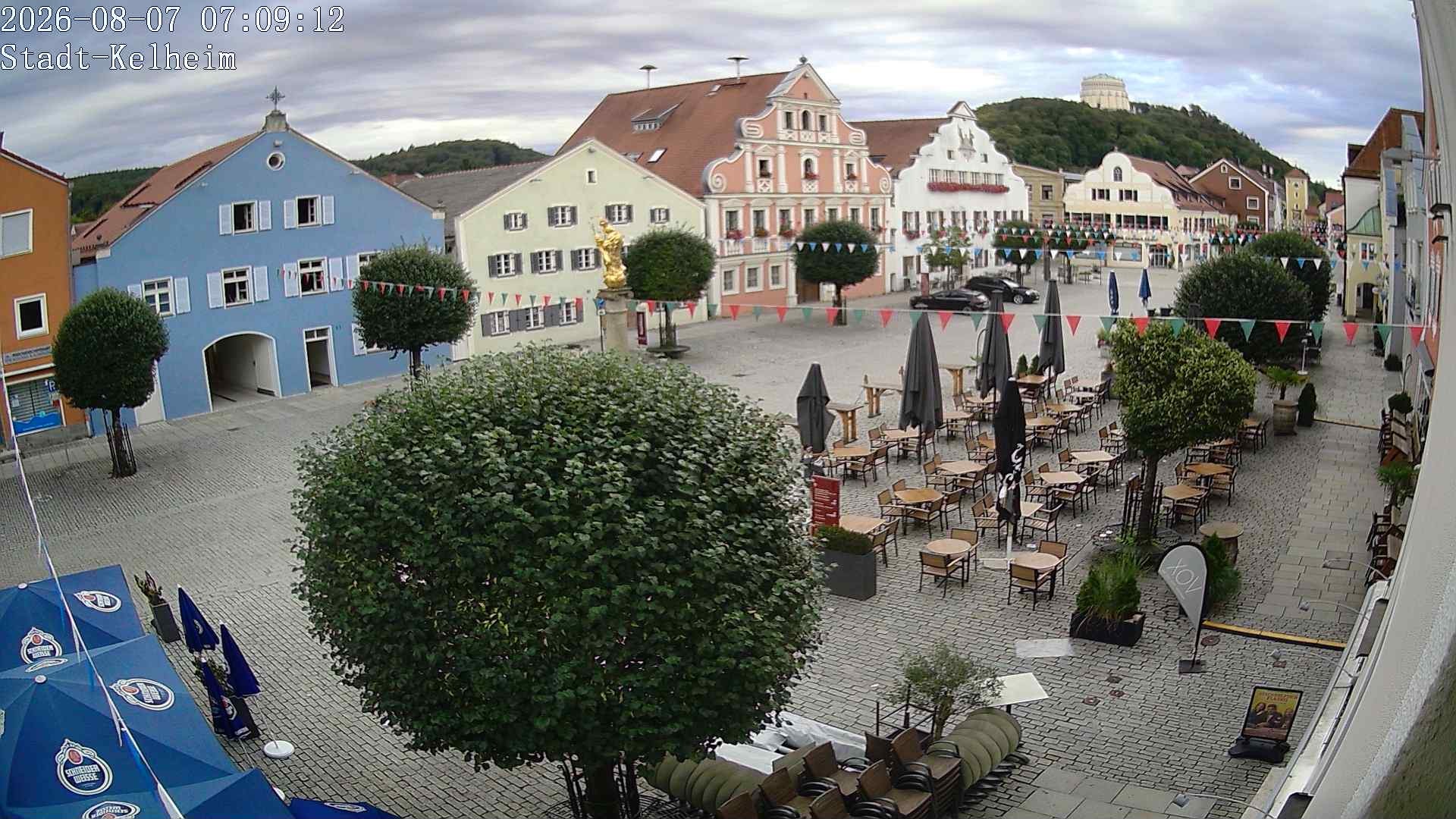 Archiv Foto Webcam Stadtplatz Kelheim