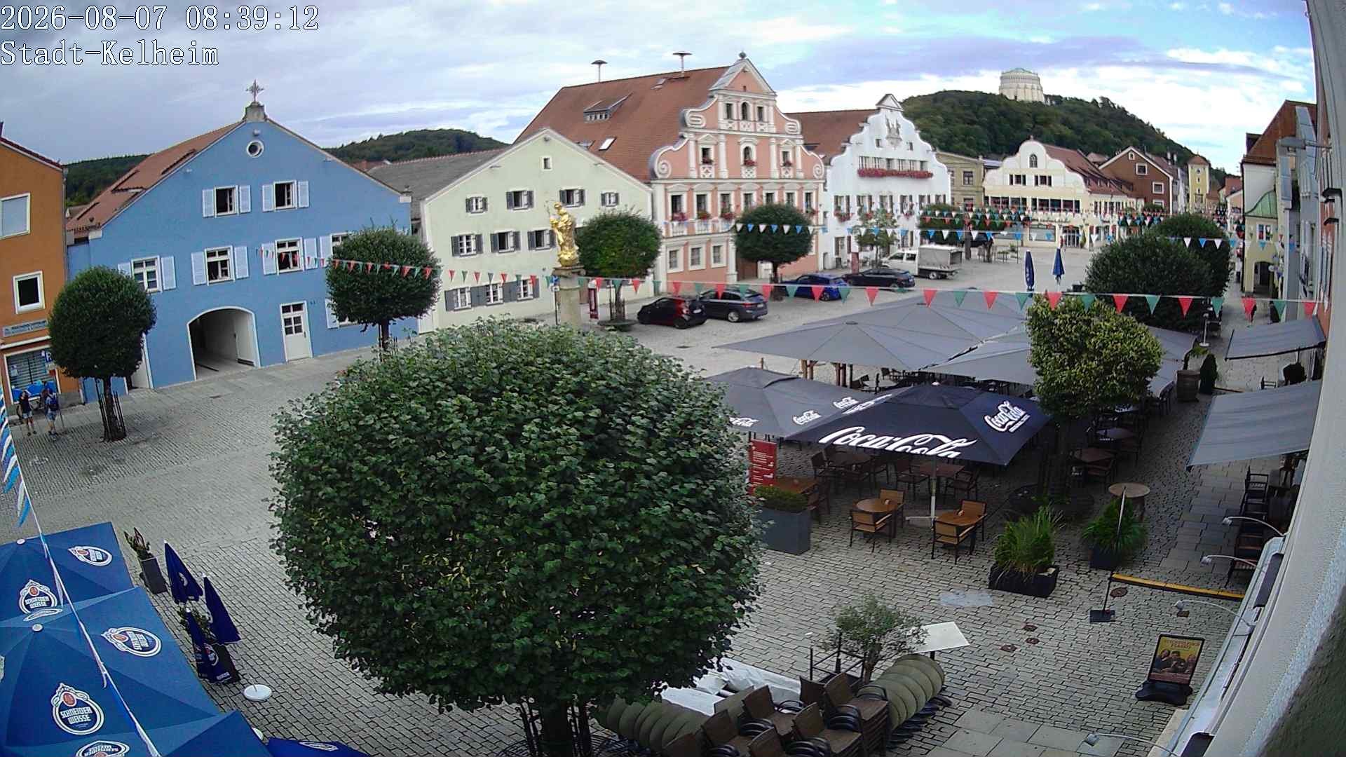 Archiv Foto Webcam Stadtplatz Kelheim