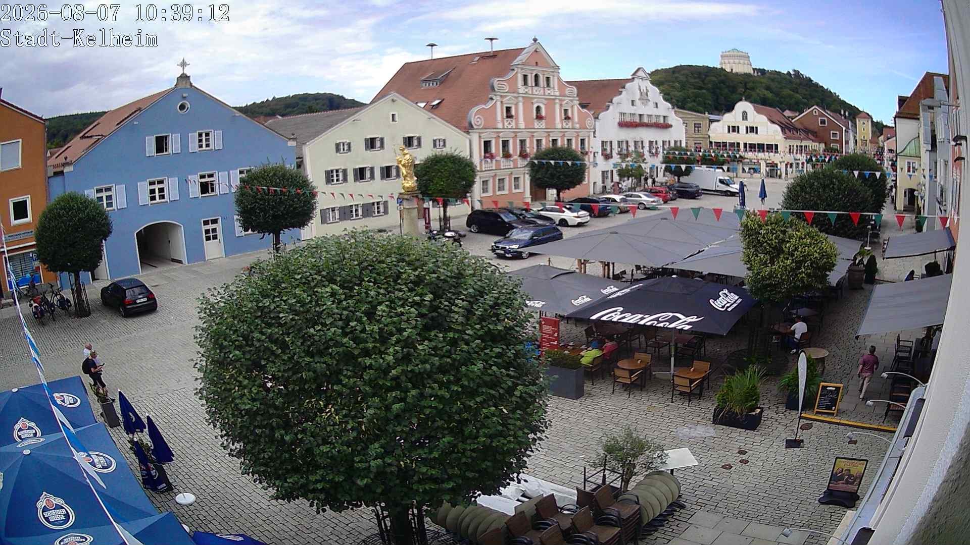 Archiv Foto Webcam Stadtplatz Kelheim