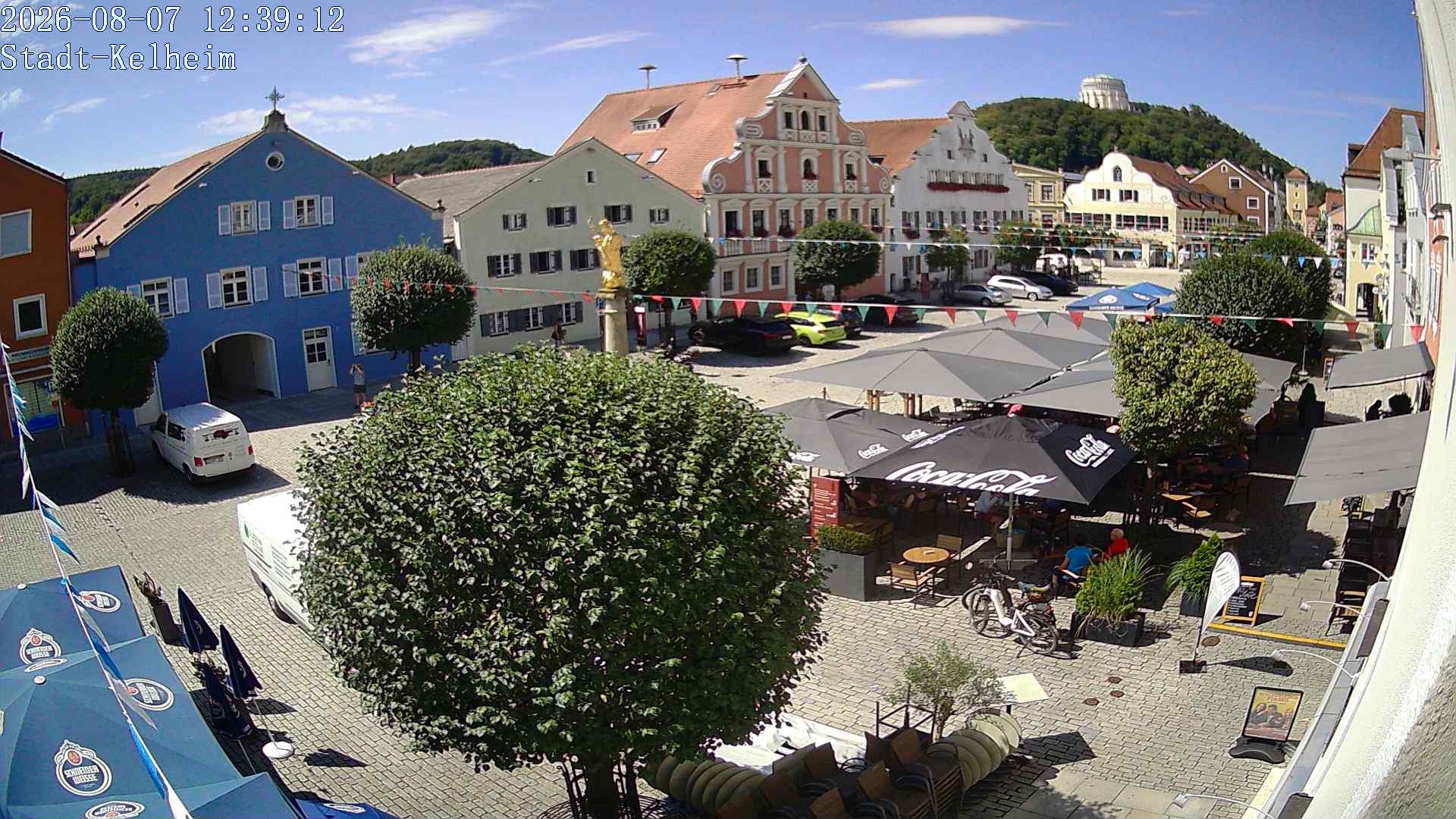 Archiv Foto Webcam Stadtplatz Kelheim