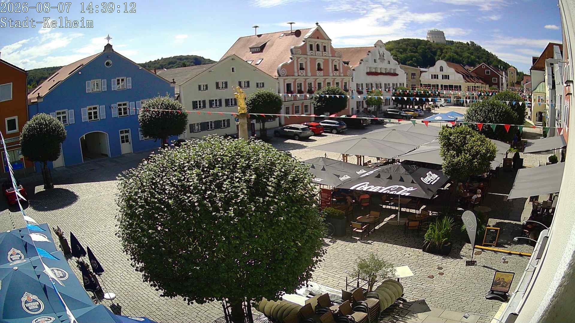 Archiv Foto Webcam Stadtplatz Kelheim