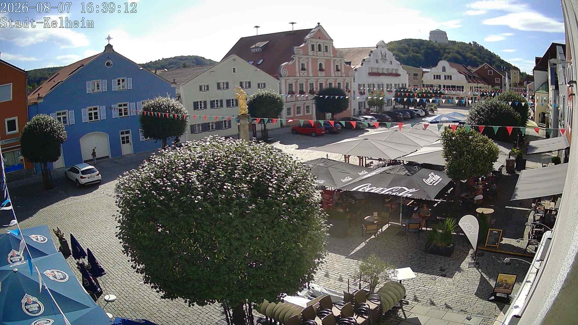Archiv Foto Webcam Stadtplatz Kelheim