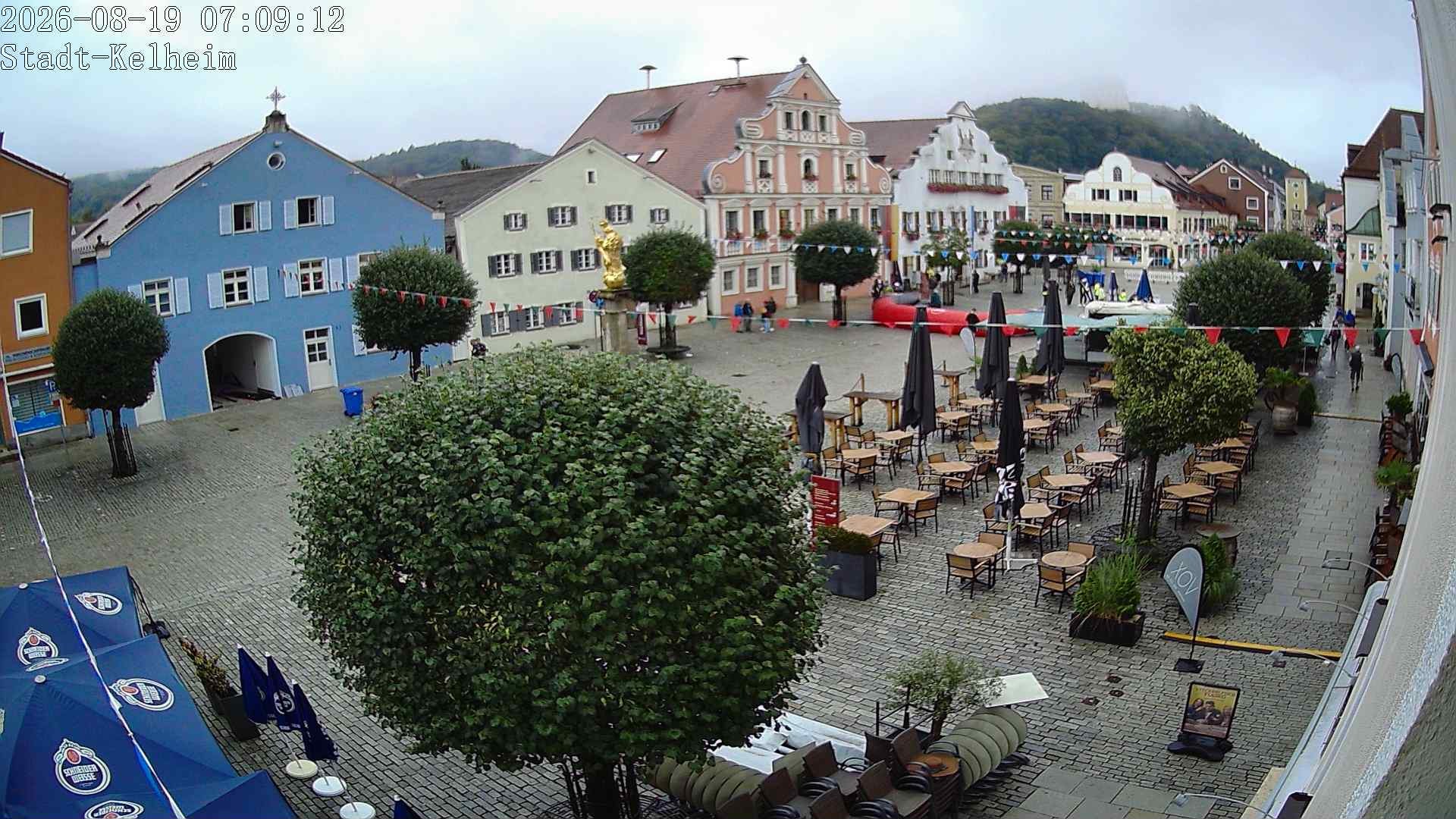 Archiv Foto Webcam Stadtplatz Kelheim
