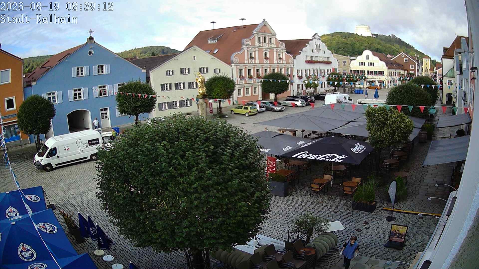 Archiv Foto Webcam Stadtplatz Kelheim