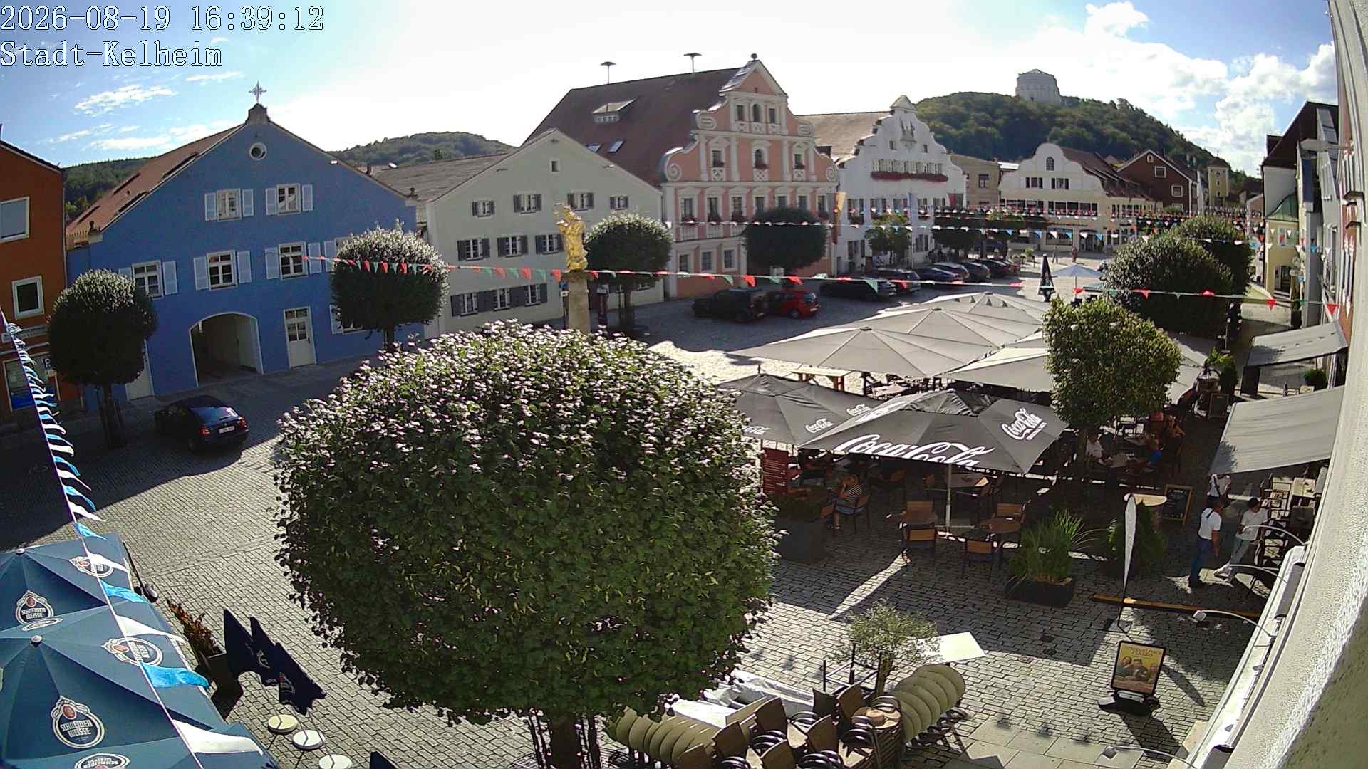 Archiv Foto Webcam Stadtplatz Kelheim