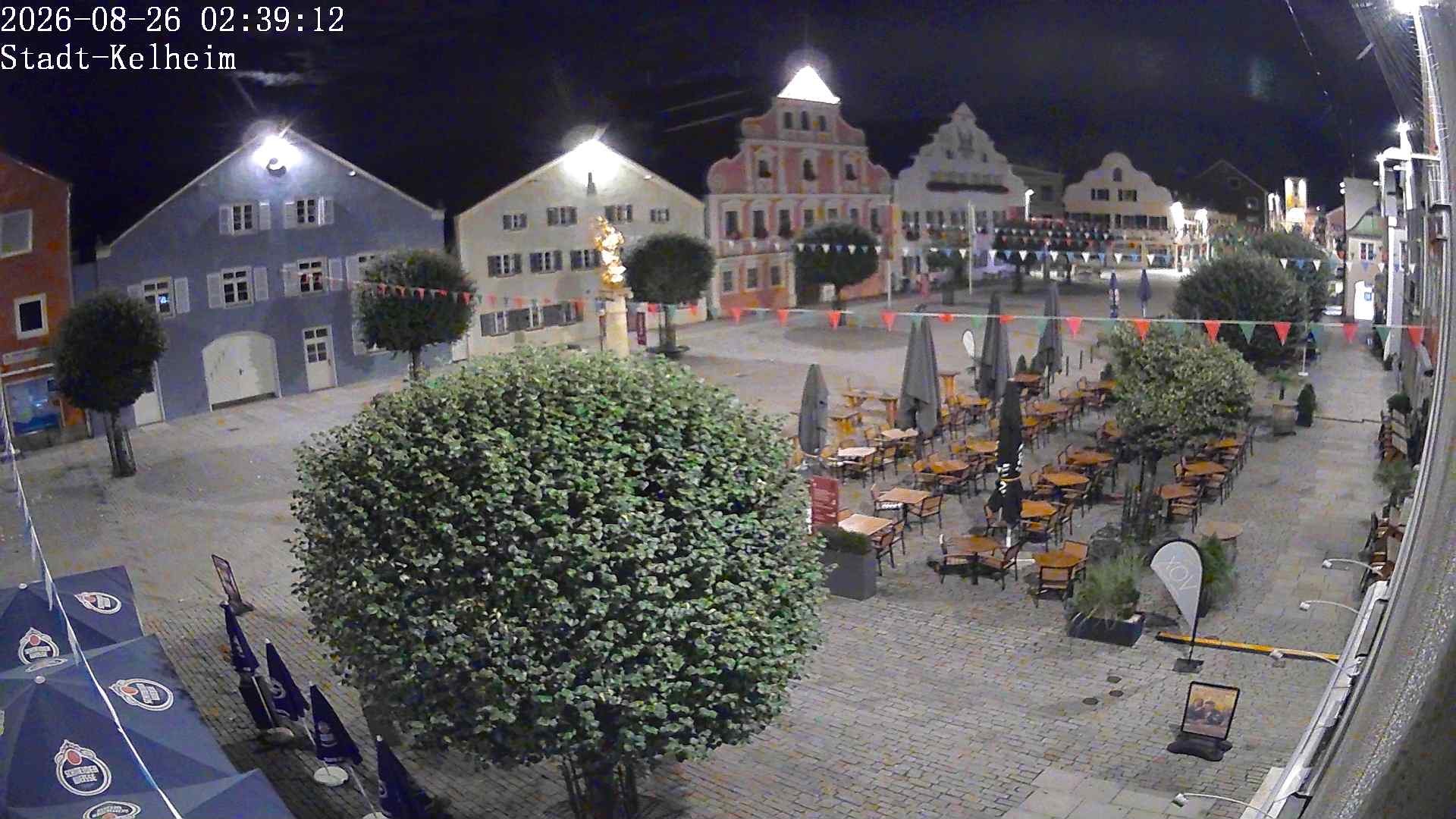 Archived image Webcam Kelheim – Town Square