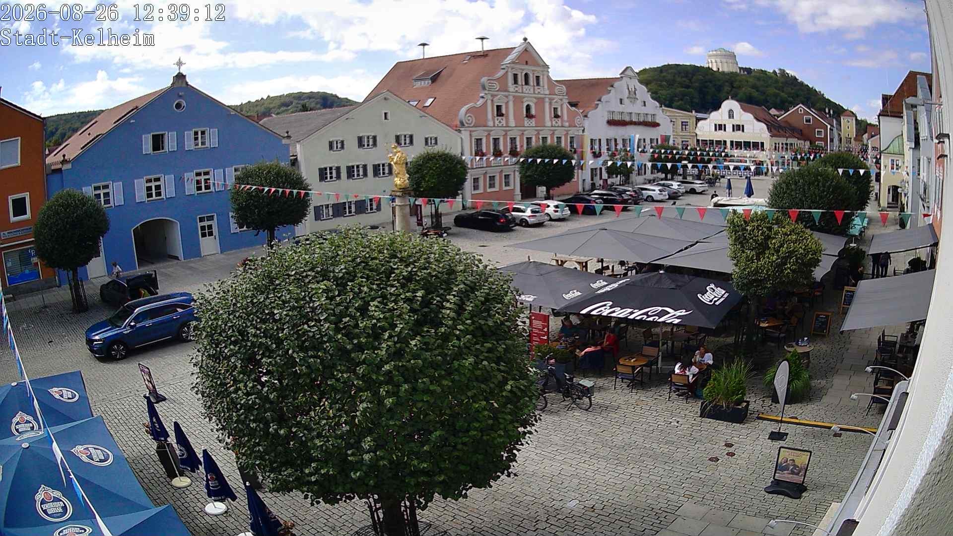 Archived image Webcam Kelheim – Town Square