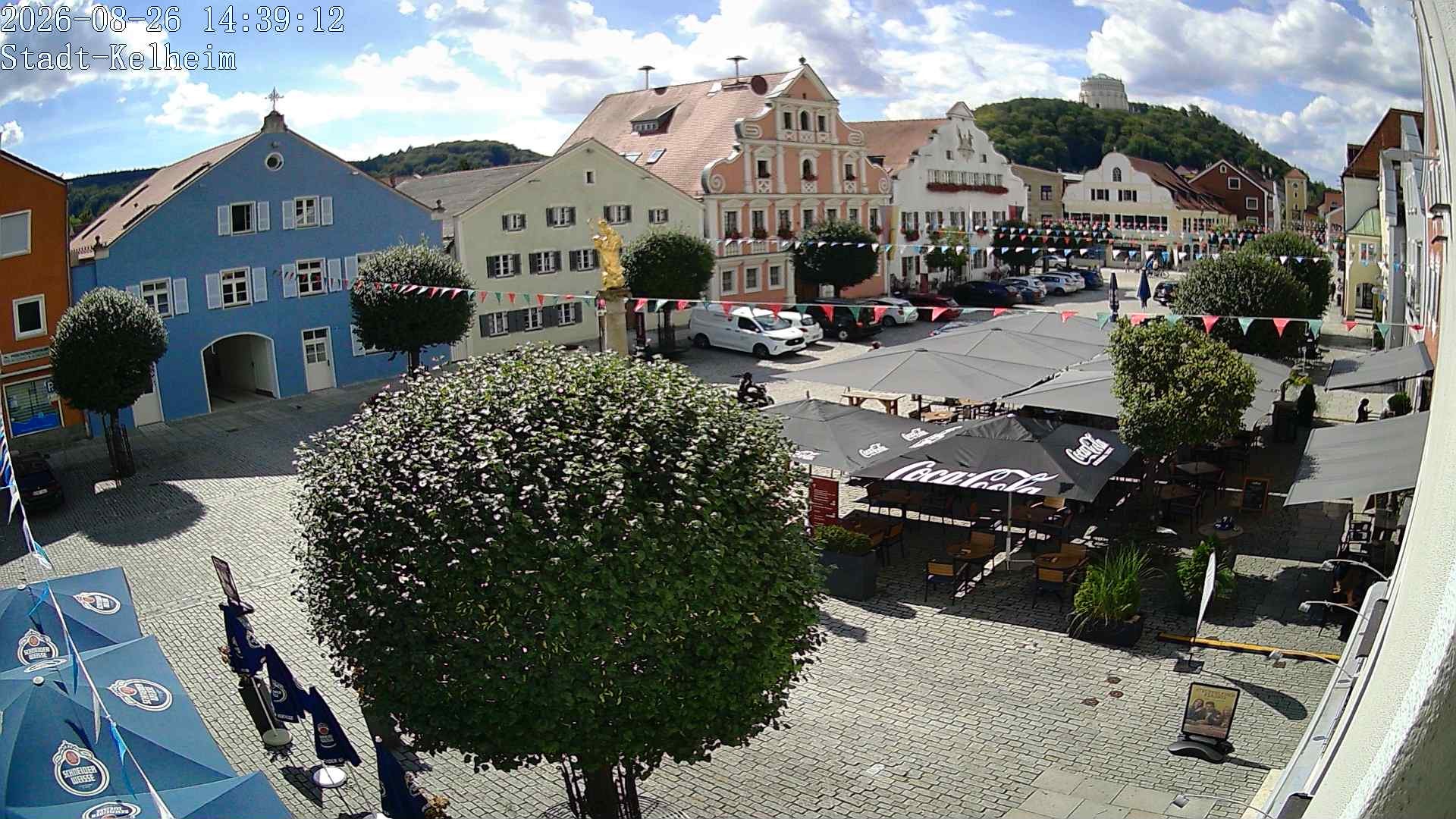 Archived image Webcam Kelheim – Town Square