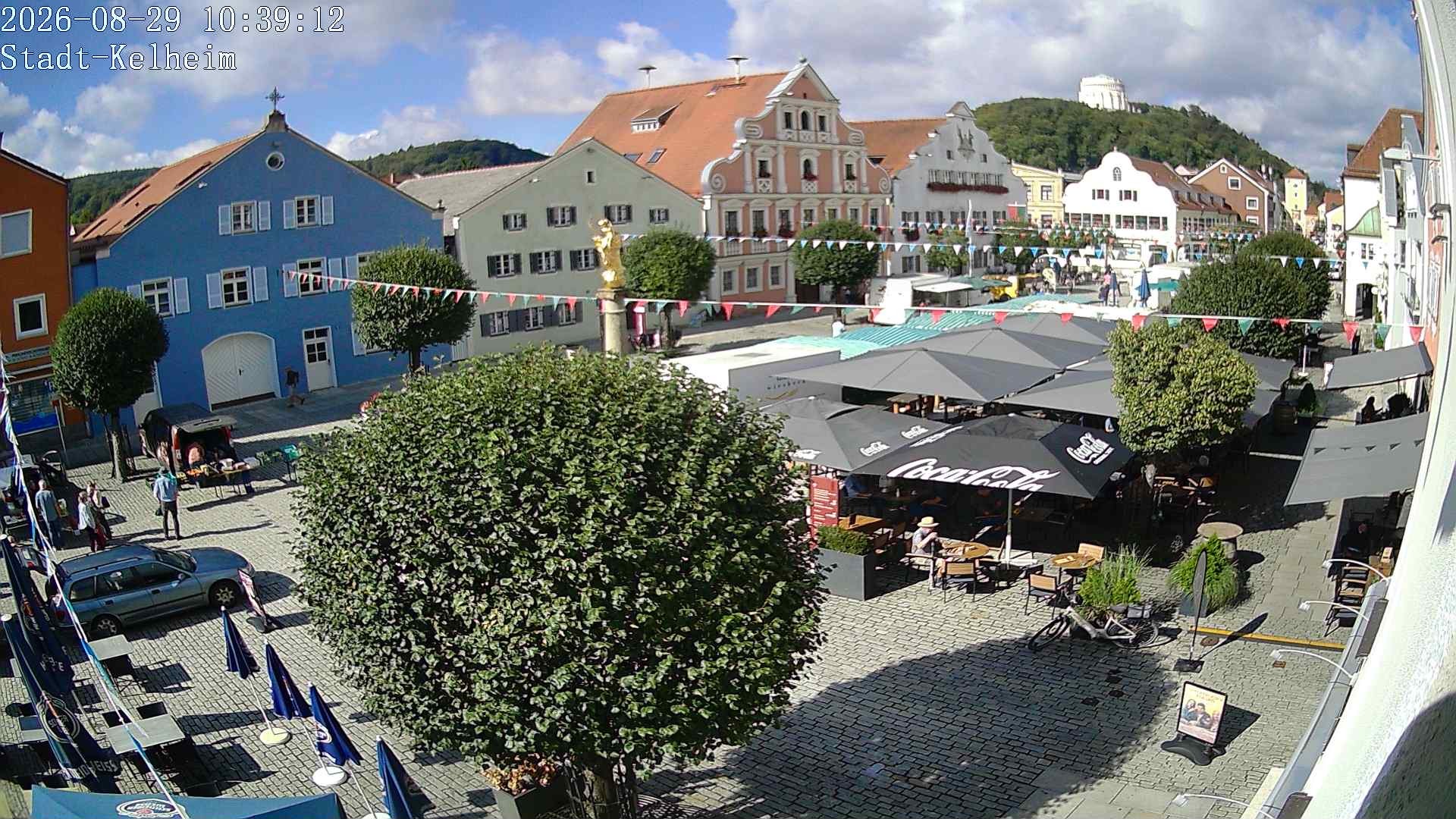 Archiv Foto Webcam Stadtplatz Kelheim