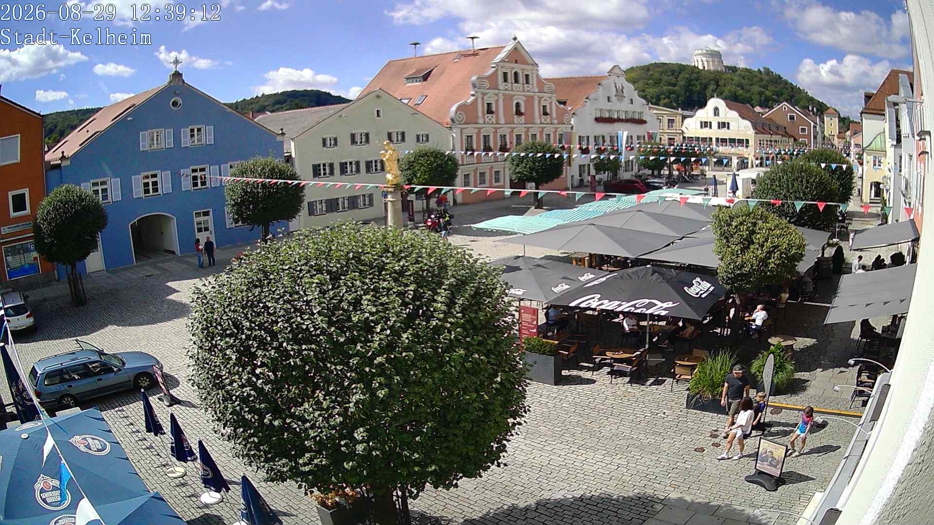 Archiv Foto Webcam Stadtplatz Kelheim