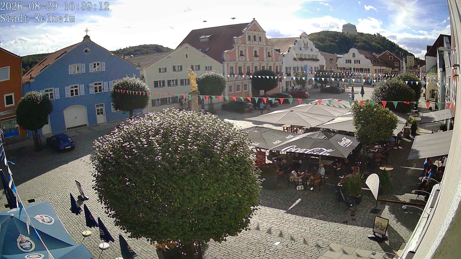 Archiv Foto Webcam Stadtplatz Kelheim