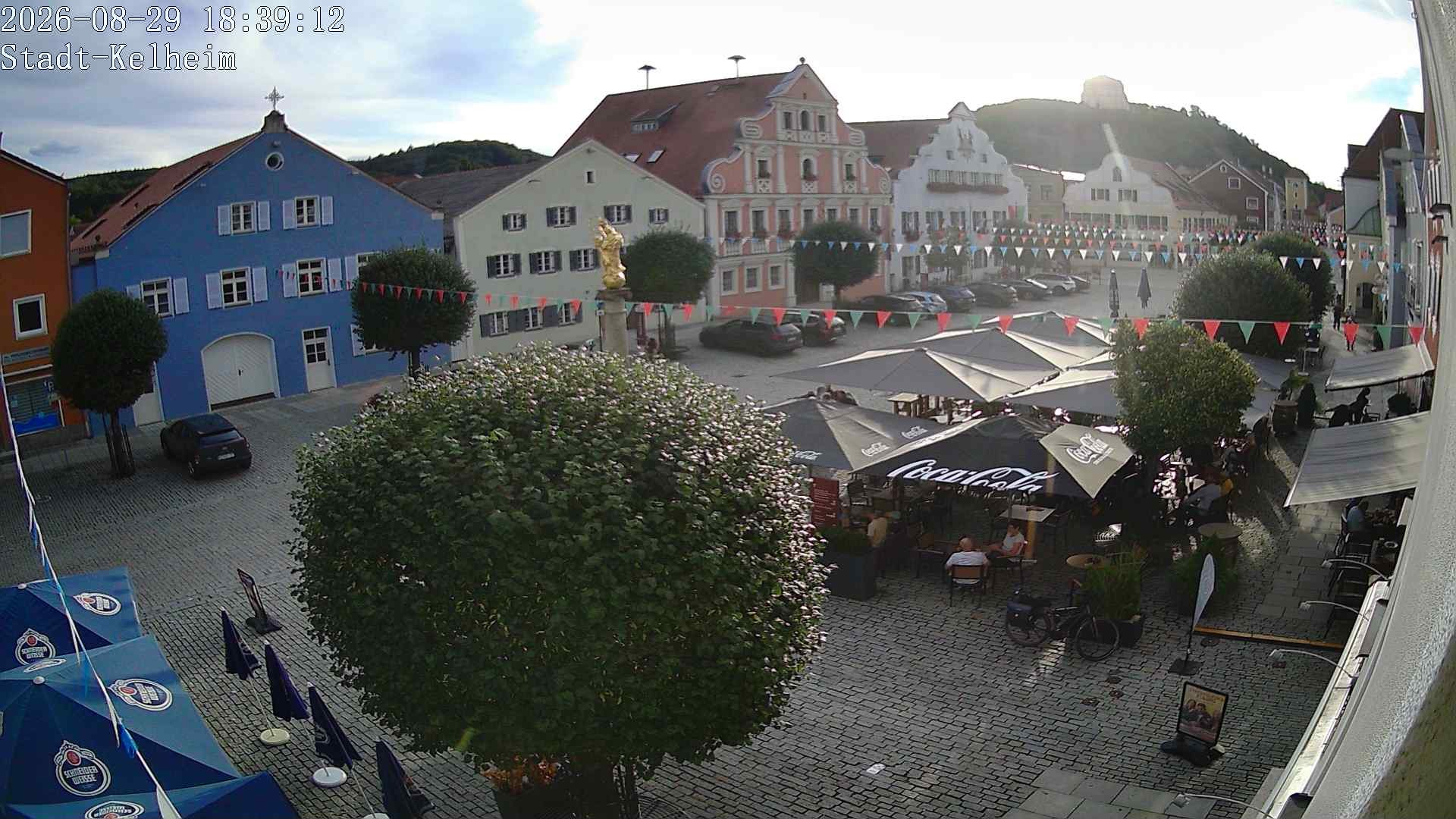 Archiv Foto Webcam Stadtplatz Kelheim