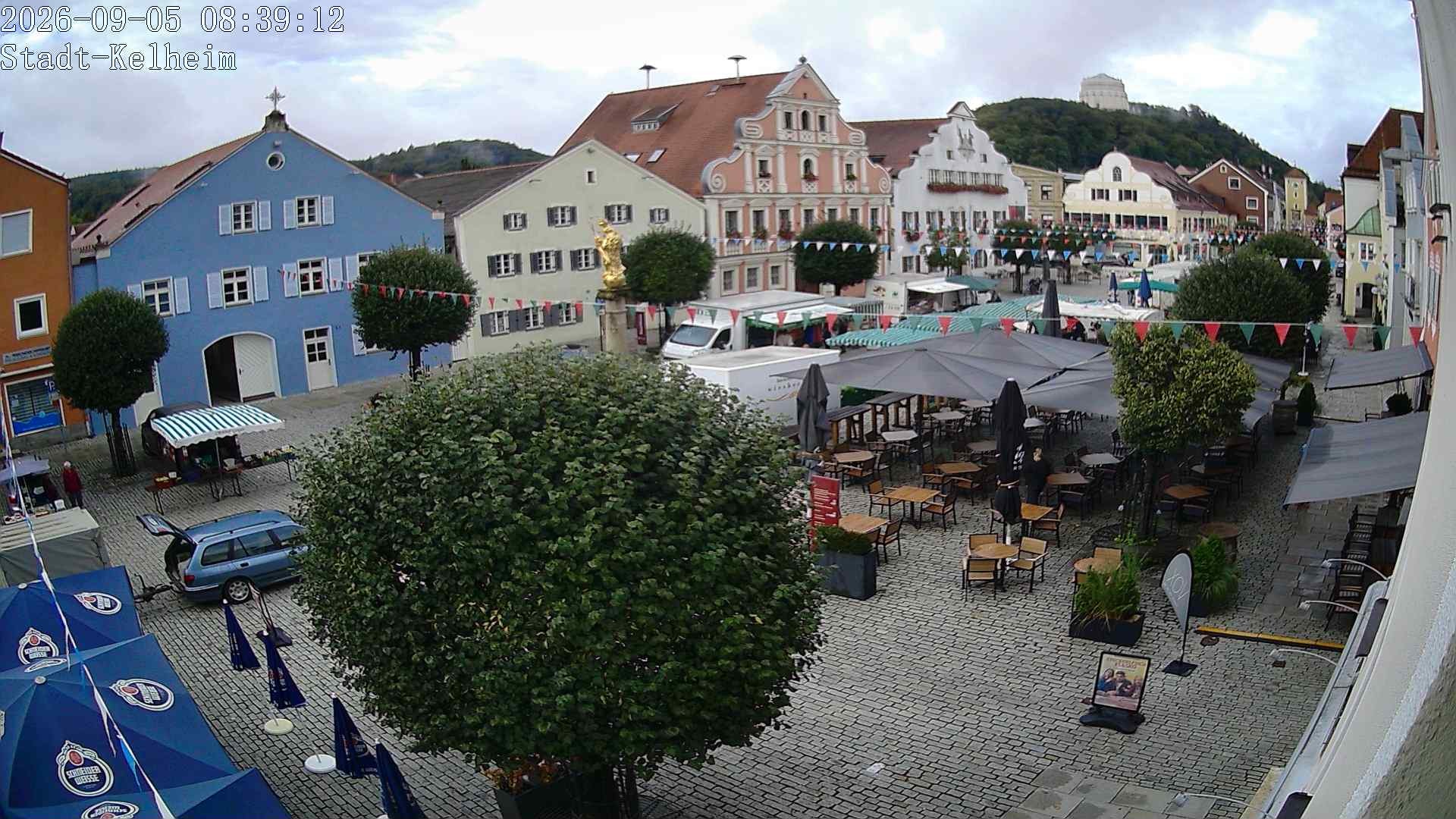 Archiv Foto Webcam Stadtplatz Kelheim