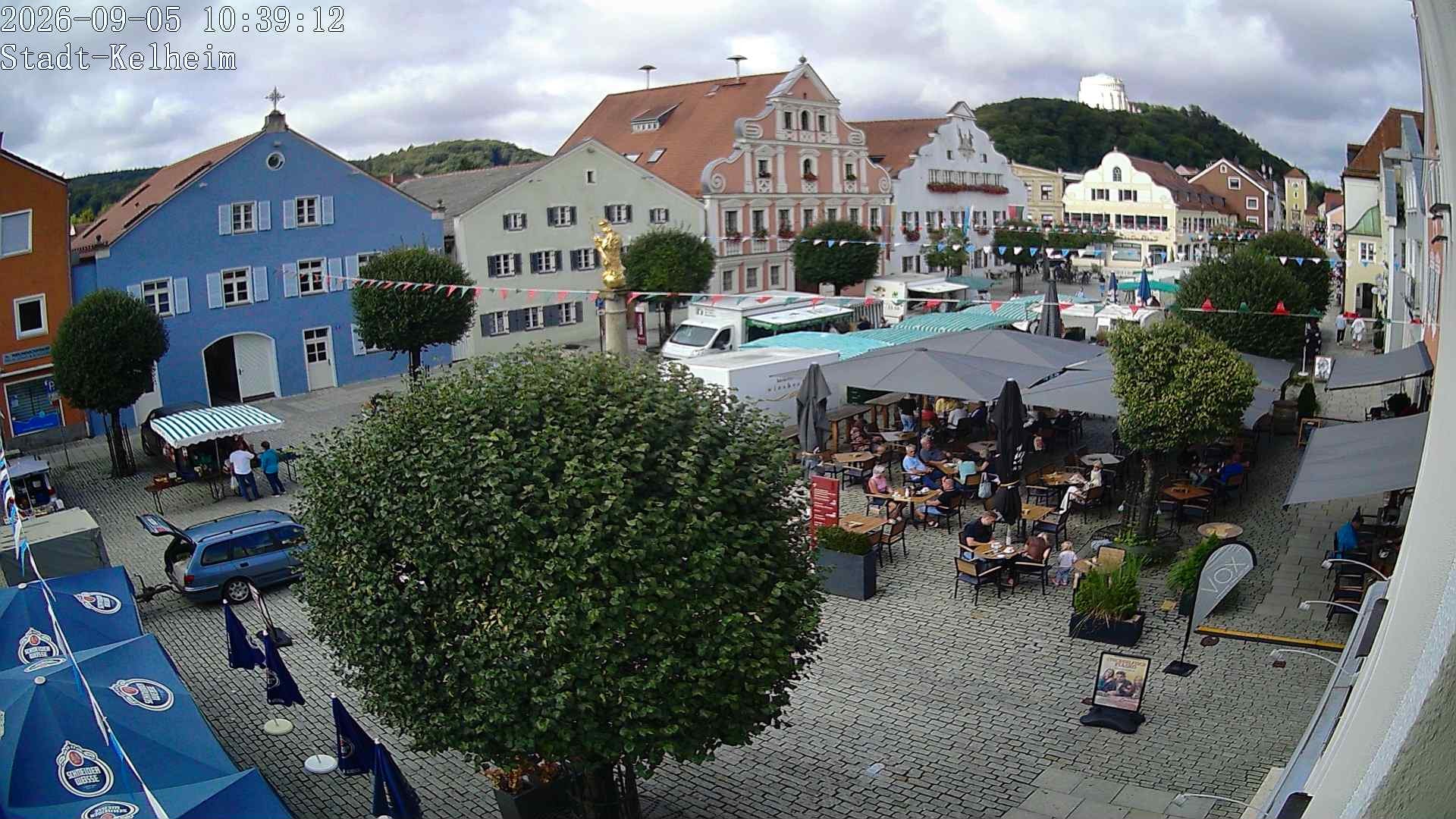 Archiv Foto Webcam Stadtplatz Kelheim