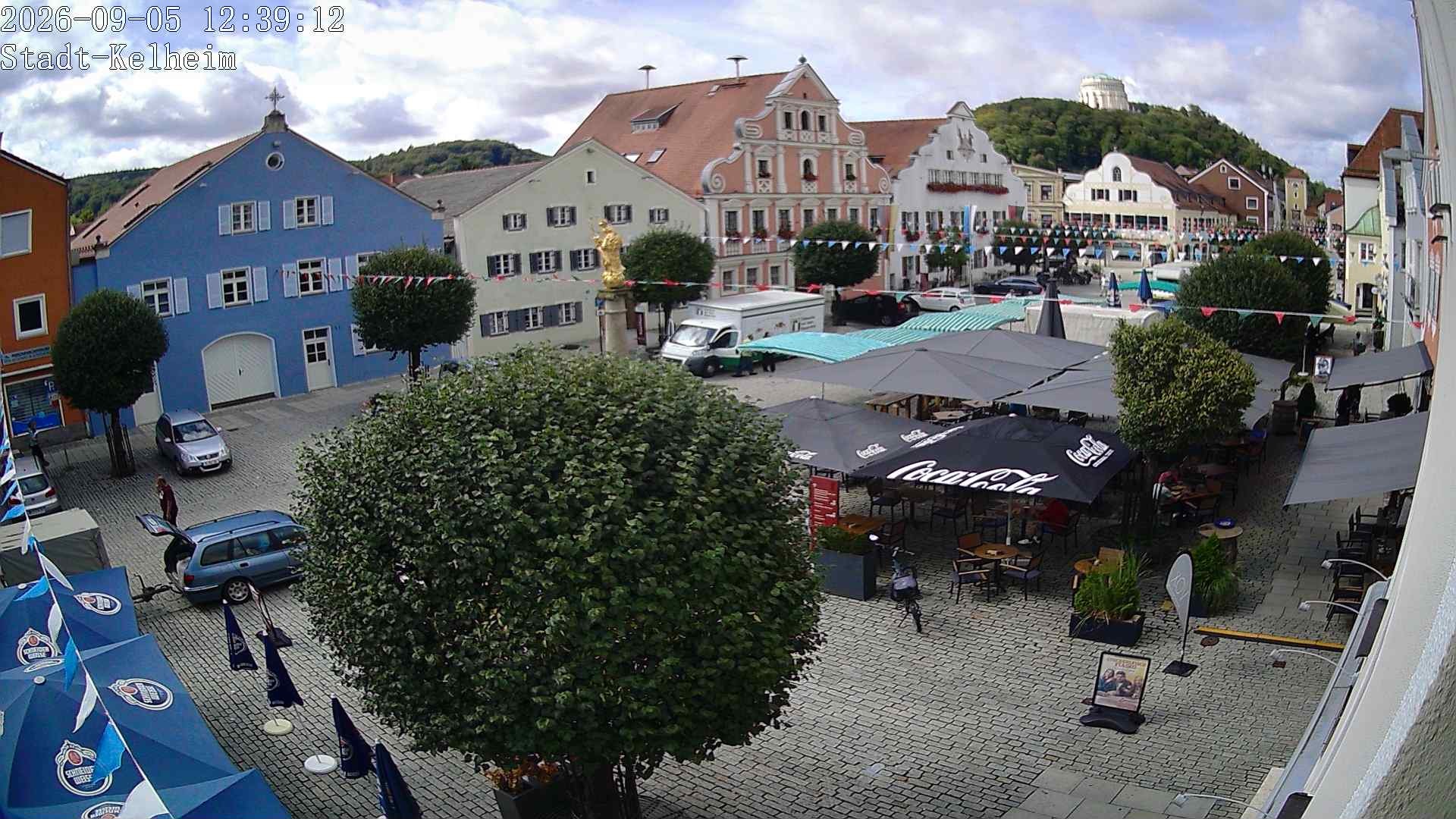 Archiv Foto Webcam Stadtplatz Kelheim