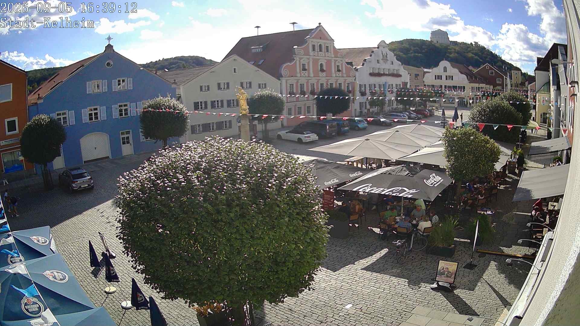 Archiv Foto Webcam Stadtplatz Kelheim