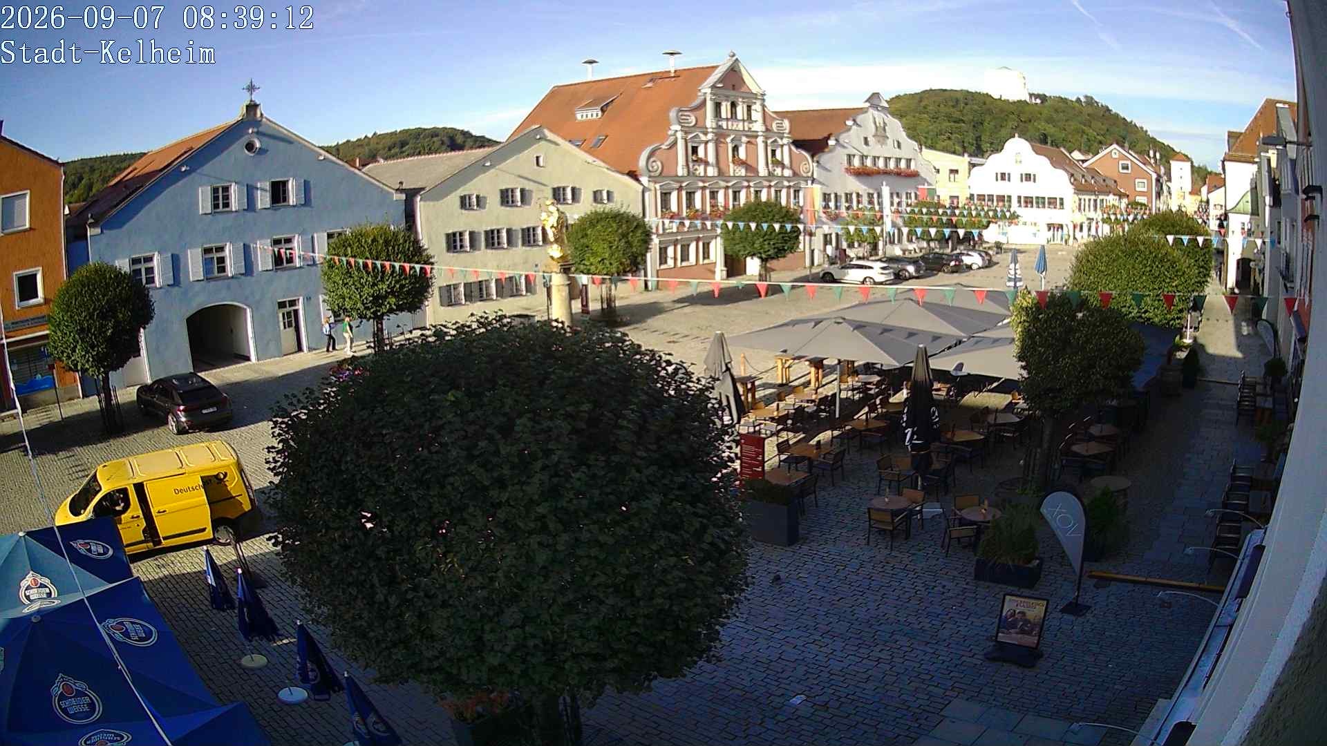 Archiv Foto Webcam Stadtplatz Kelheim