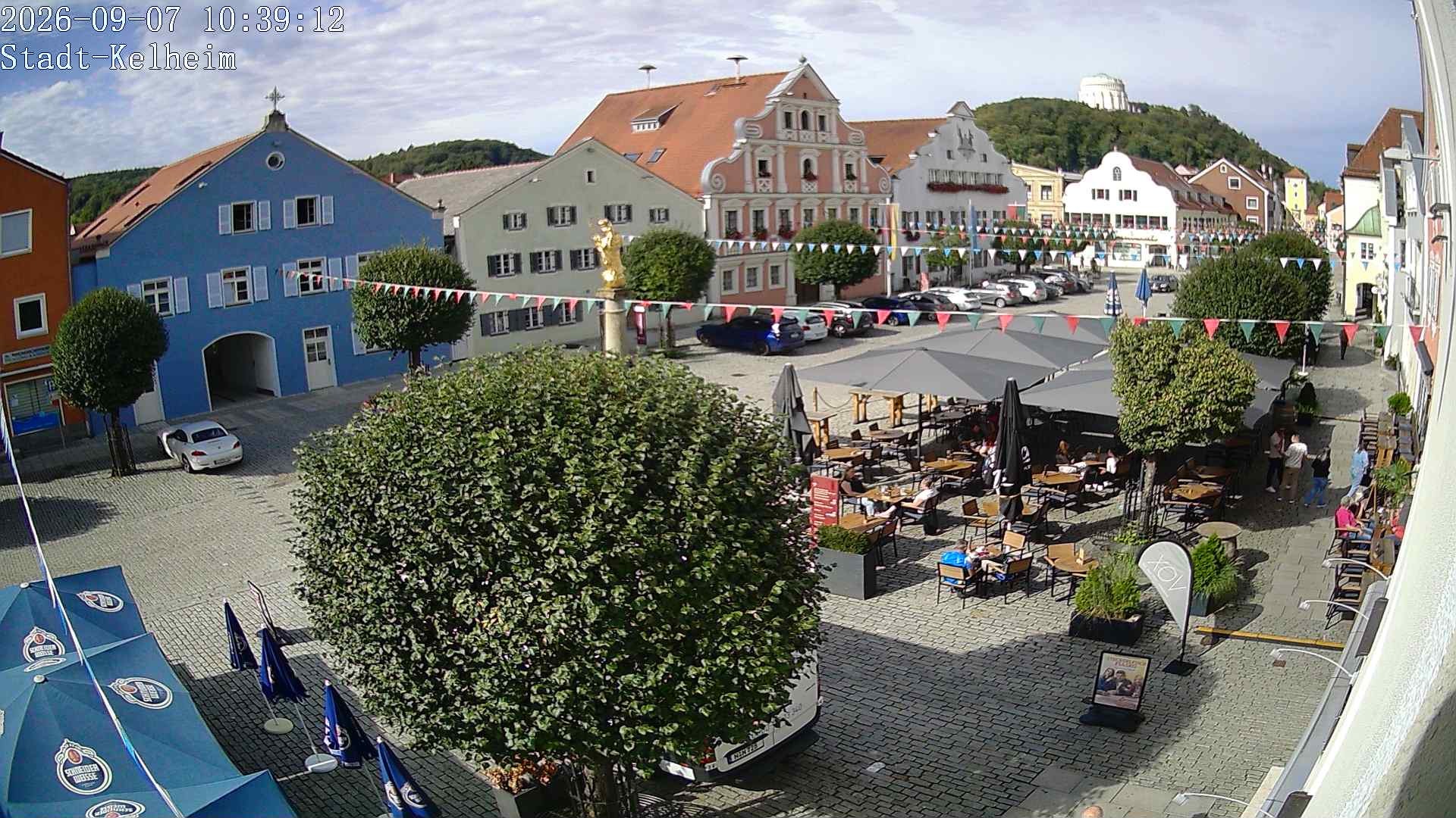 Archiv Foto Webcam Stadtplatz Kelheim