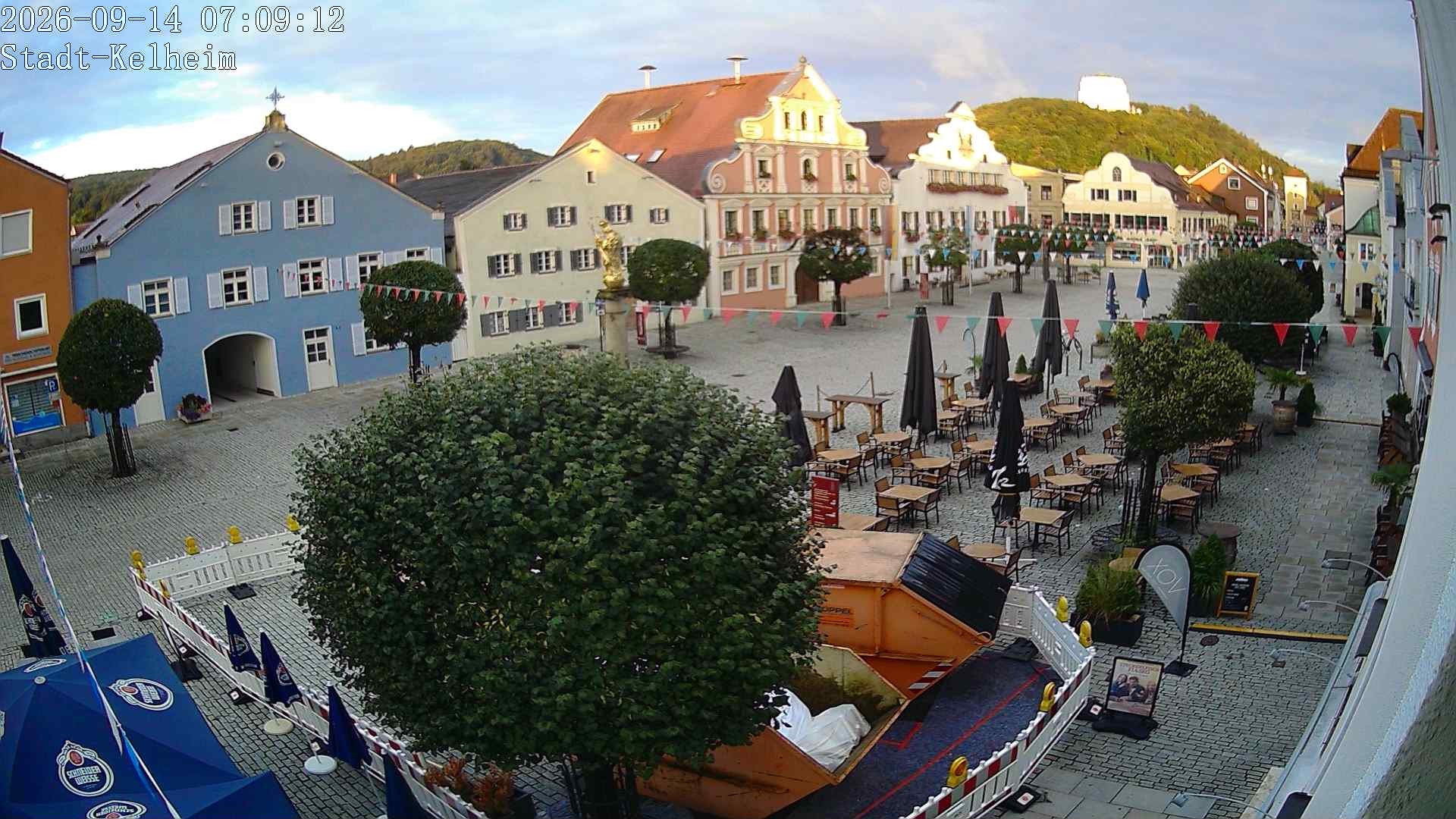 Archiv Foto Webcam Stadtplatz Kelheim