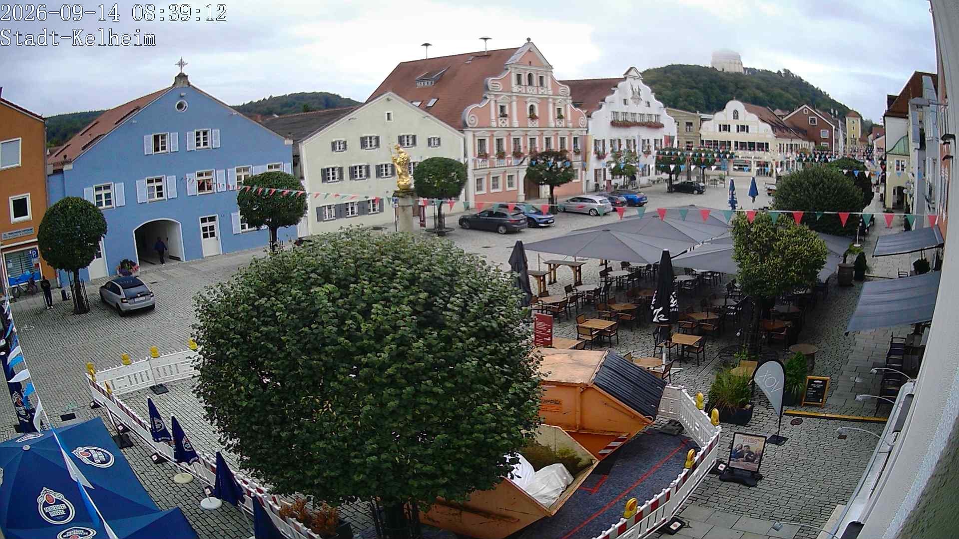 Archiv Foto Webcam Stadtplatz Kelheim