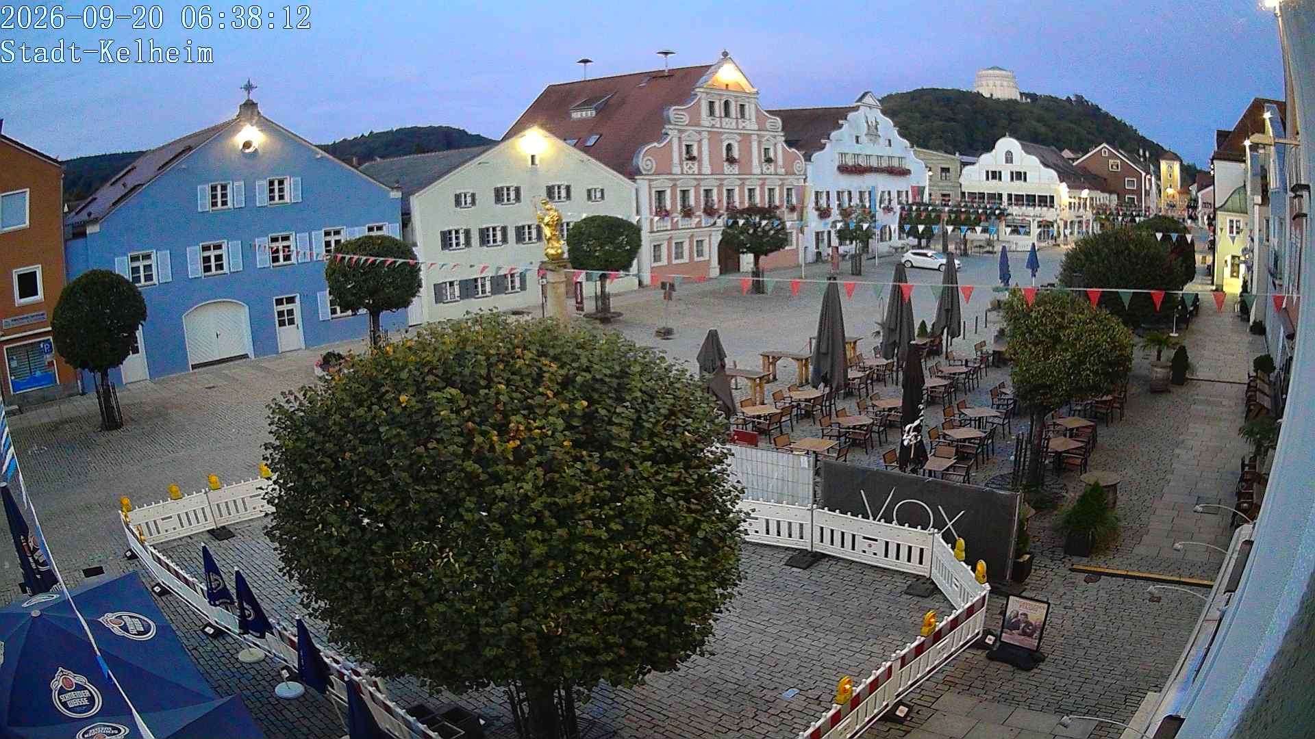 Archived image Webcam Kelheim – Town Square