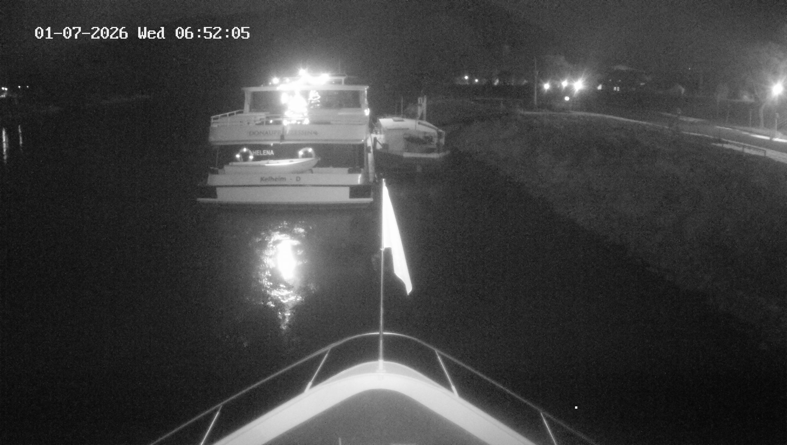 Archived image Webcam Kelheim – View Ship Maximilian II