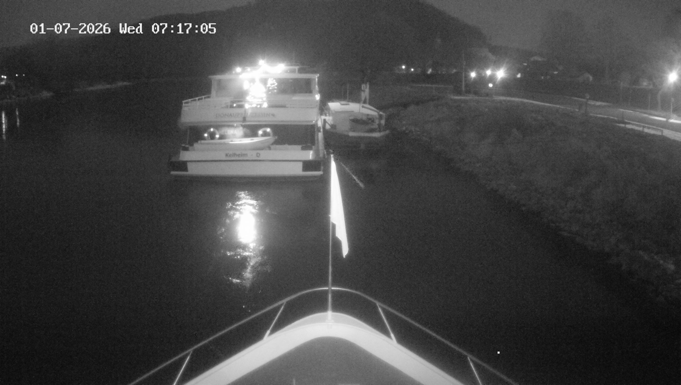 Archived image Webcam Kelheim – View Ship Maximilian II