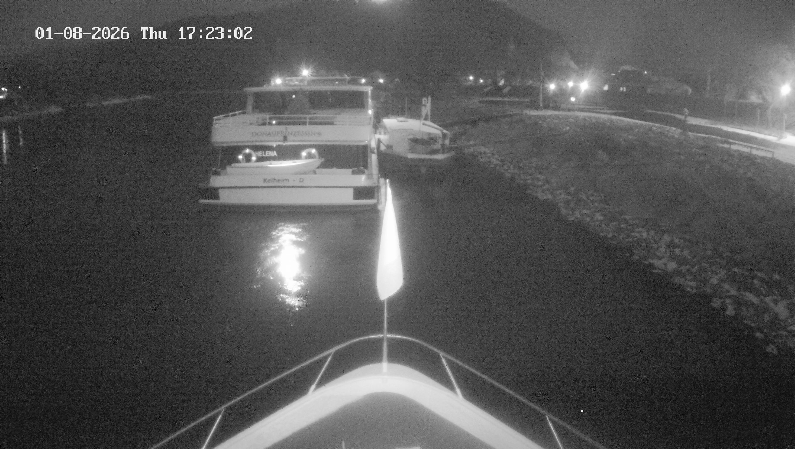 Archived image Webcam Kelheim – View Ship Maximilian II