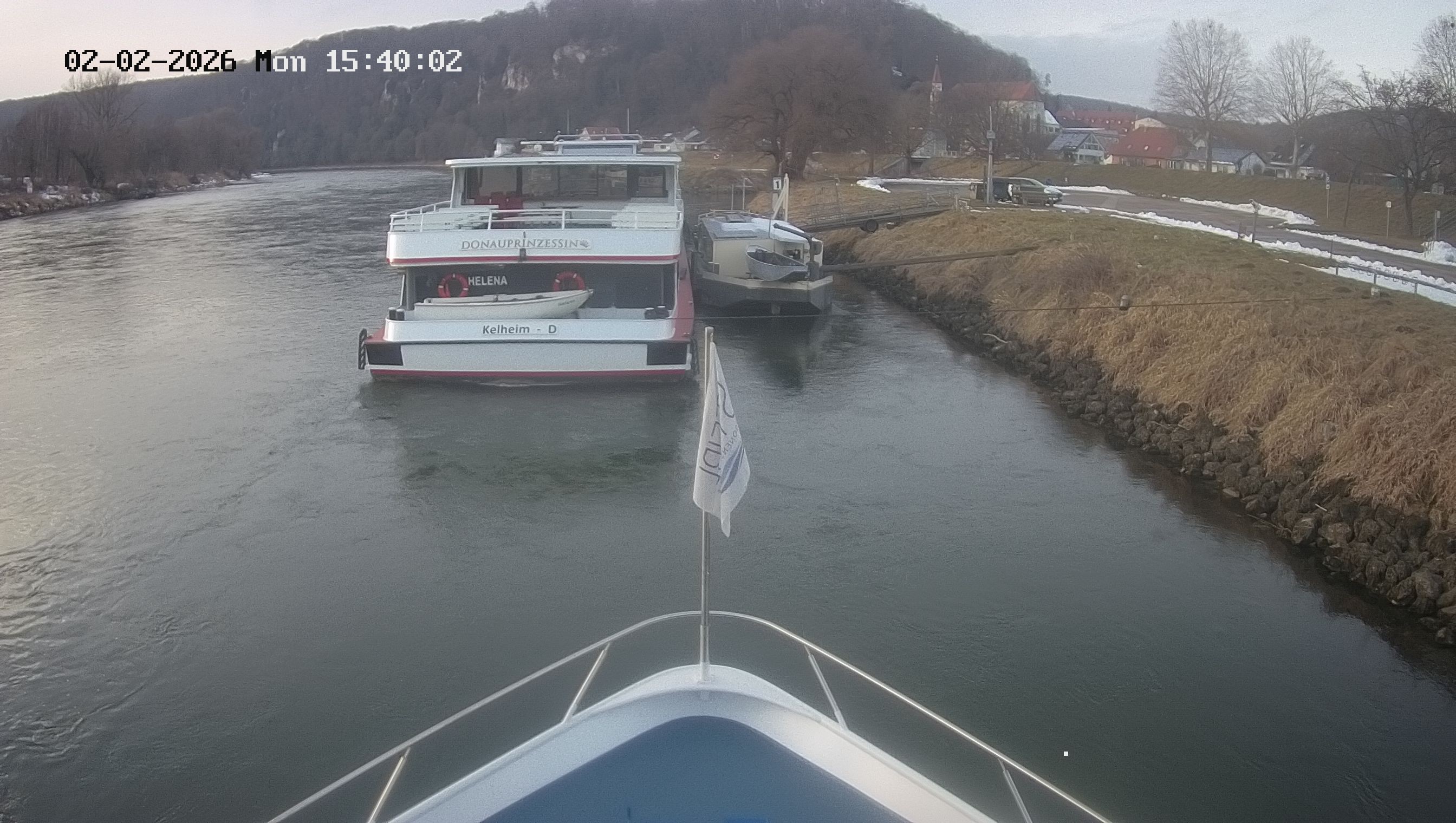 Archived image Webcam Kelheim – View Ship Maximilian II