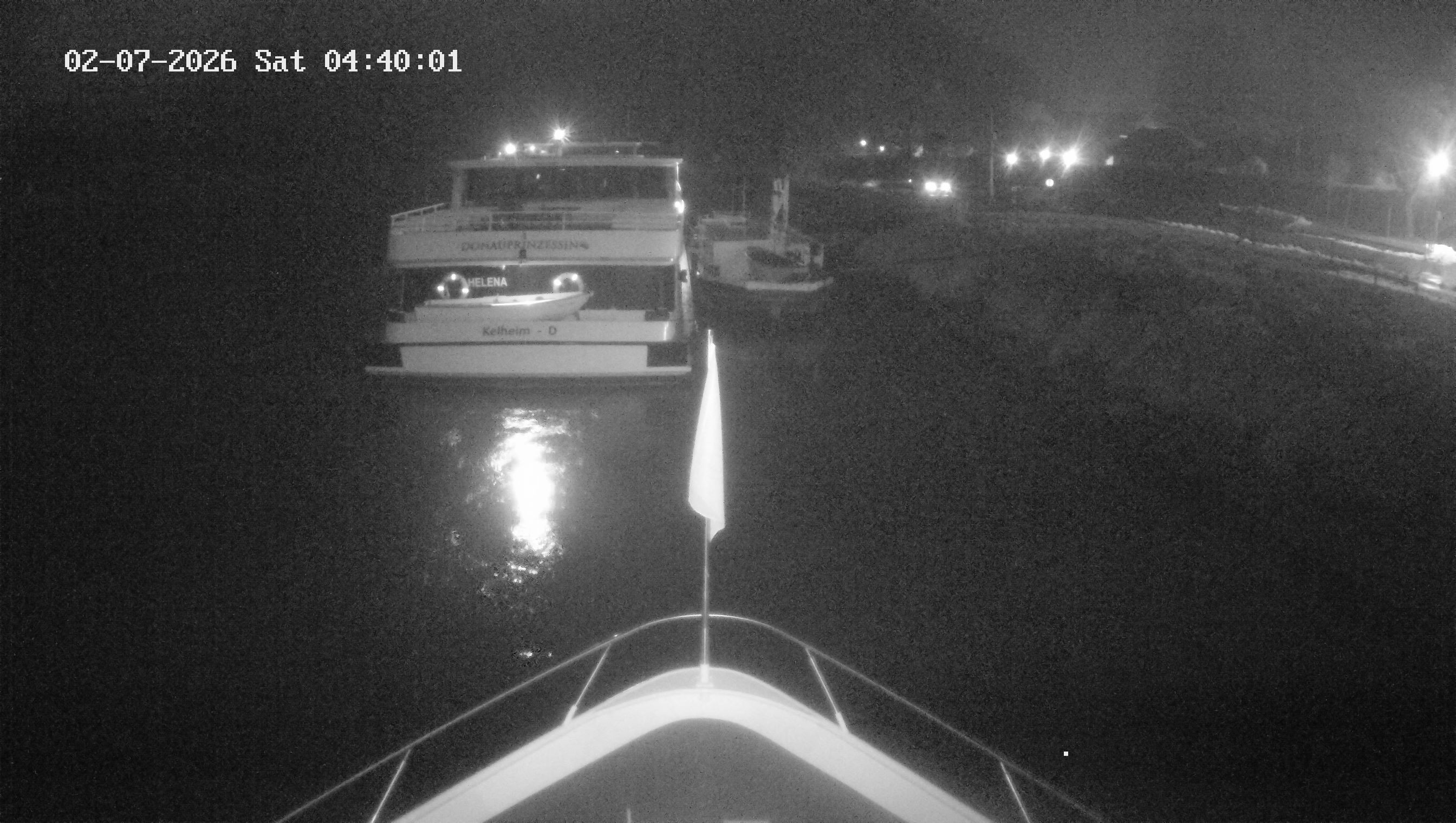 Archived image Webcam Kelheim – View Ship Maximilian II