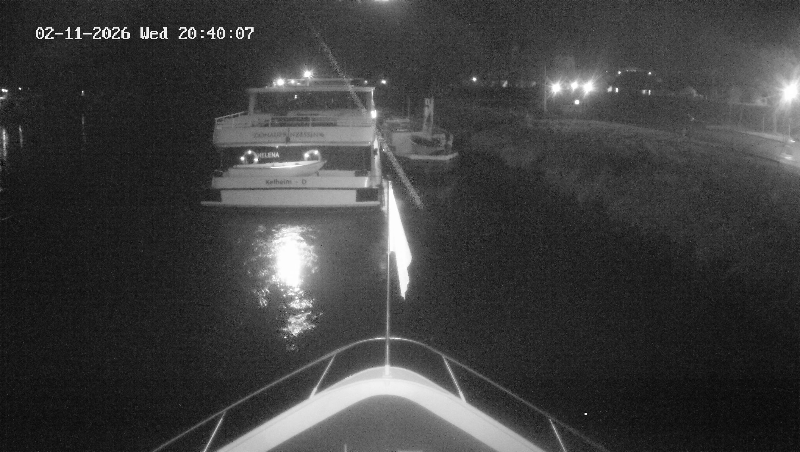 Archived image Webcam Kelheim – View Ship Maximilian II