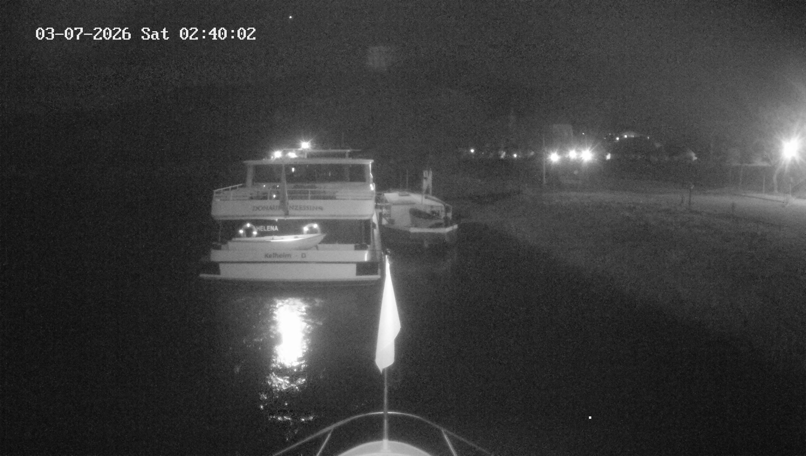 Archived image Webcam Kelheim – View Ship Maximilian II