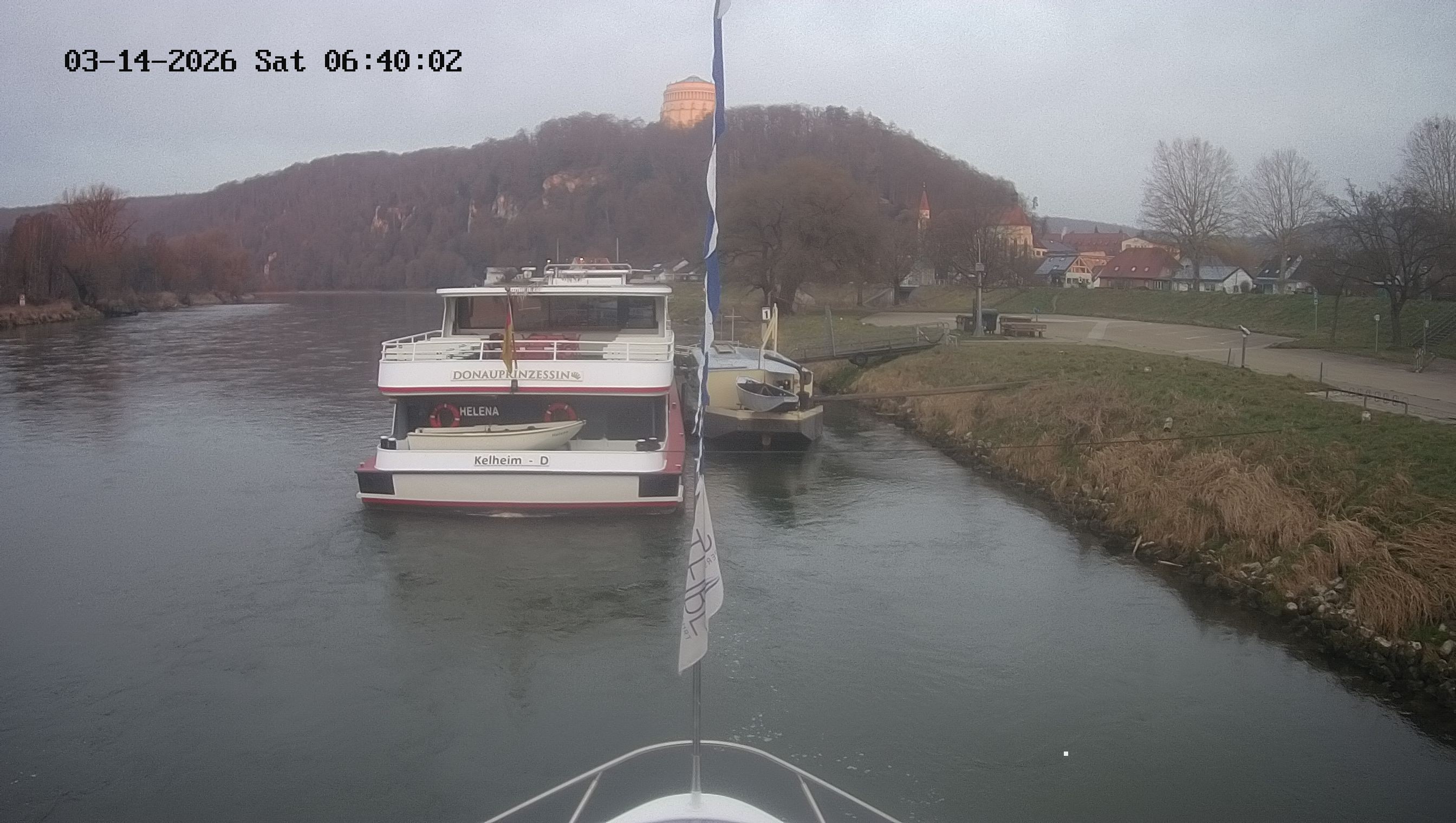 Archived image Webcam Kelheim – View Ship Maximilian II