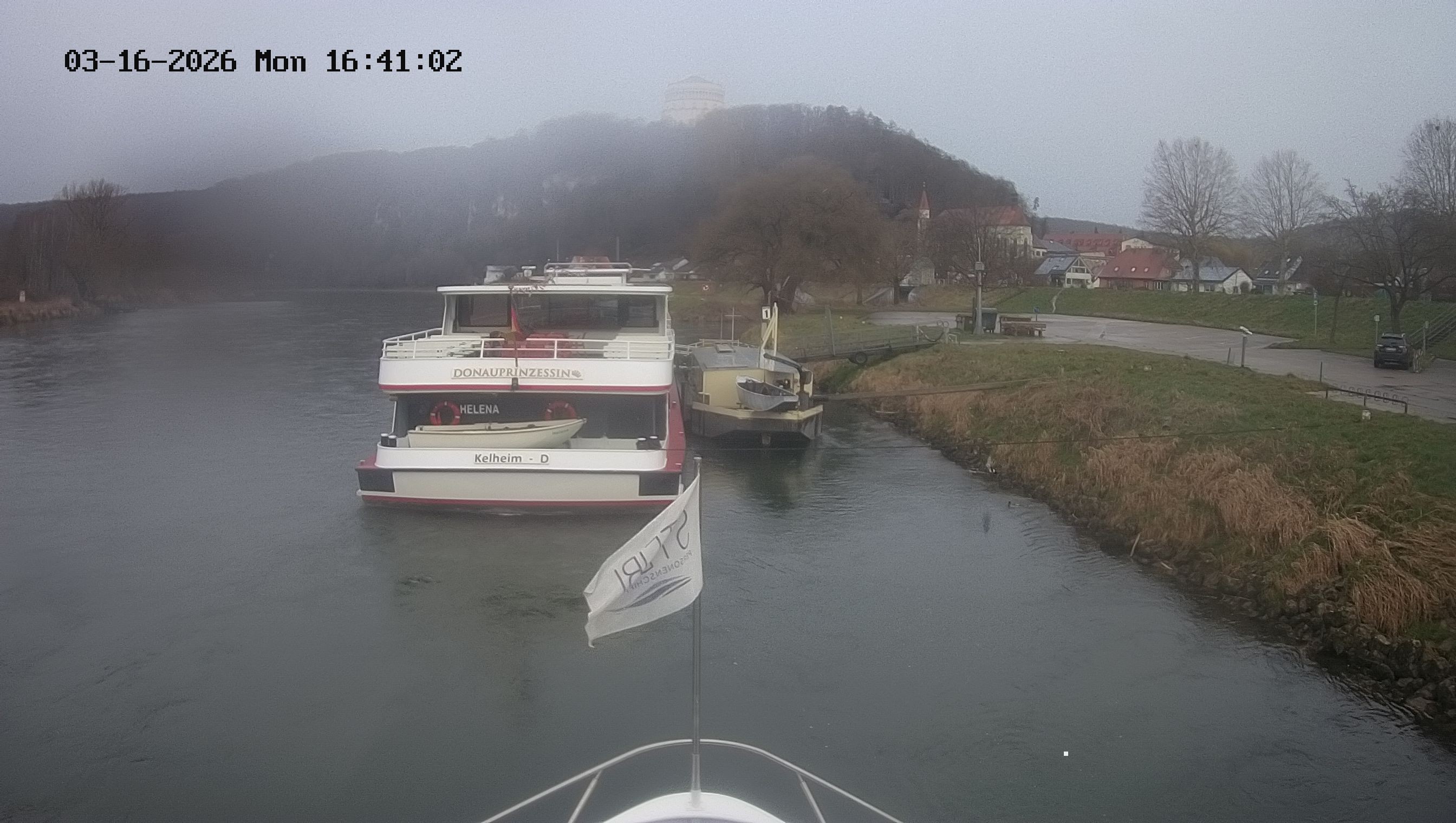 Archived image Webcam Kelheim – View Ship Maximilian II