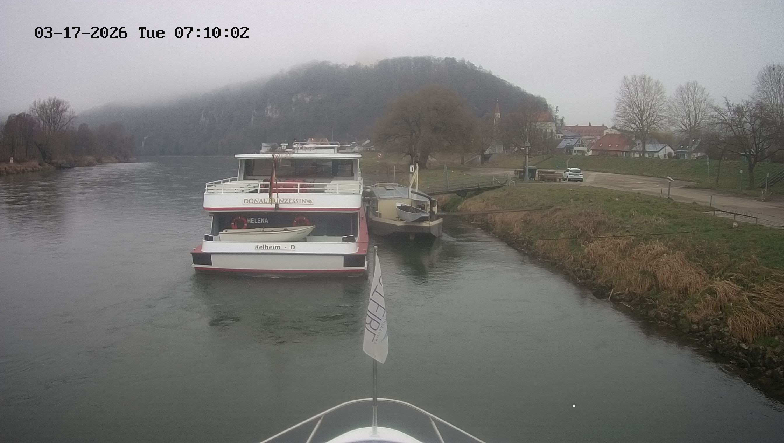 Archived image Webcam Kelheim – View Ship Maximilian II