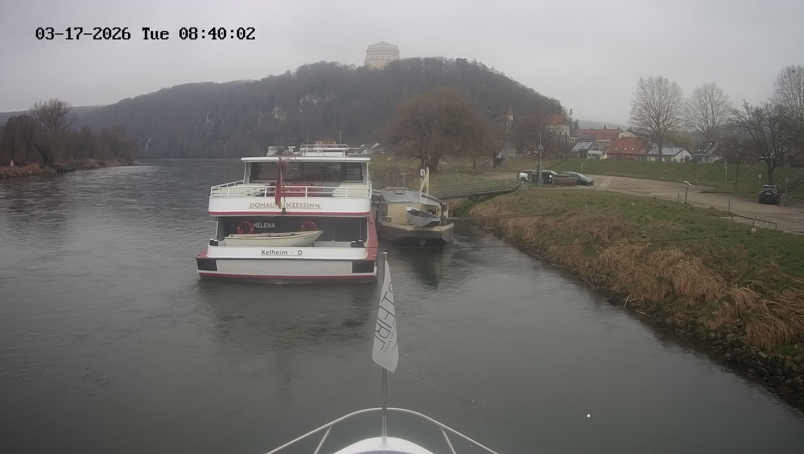 Archived image Webcam Kelheim – View Ship Maximilian II