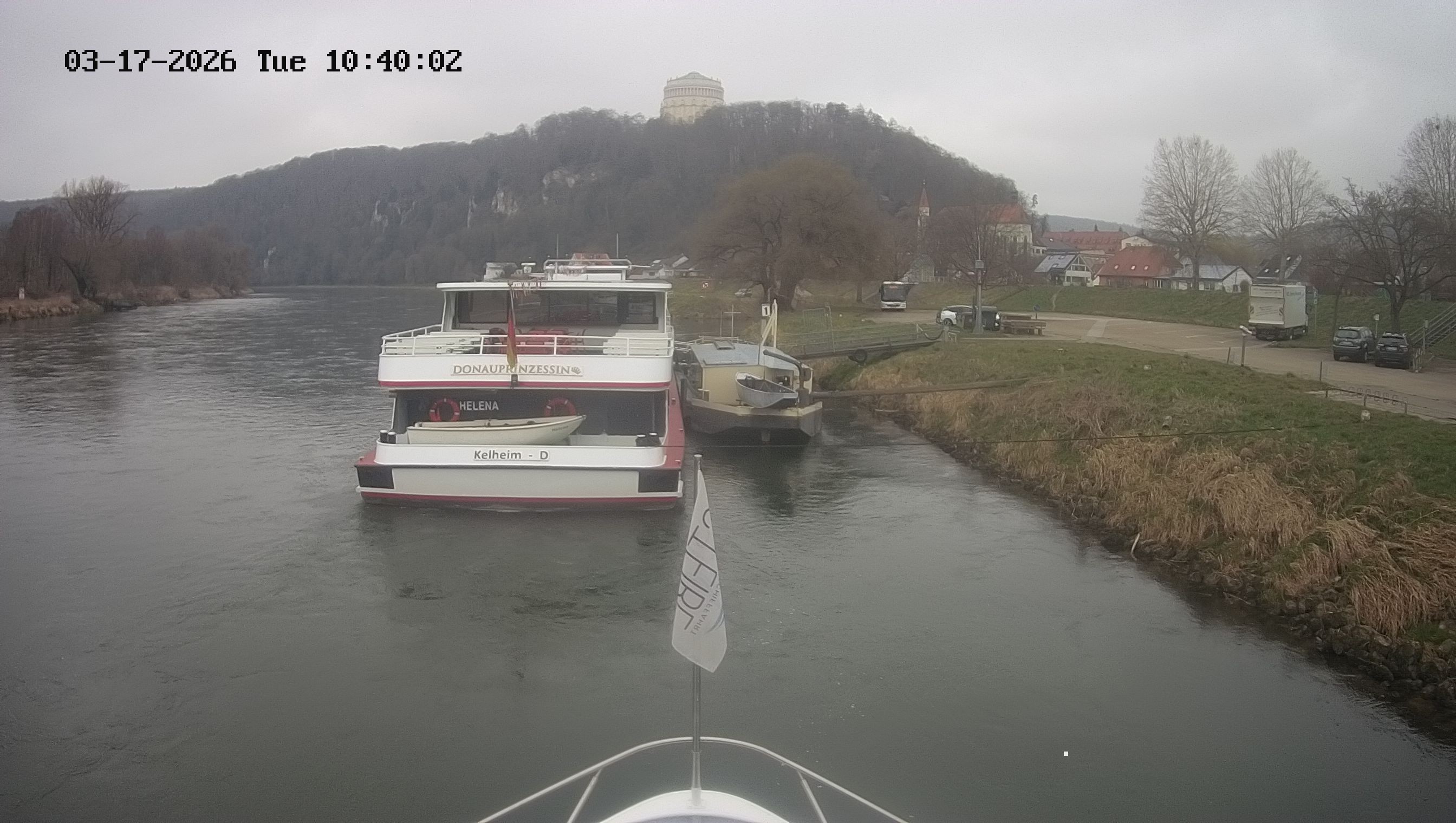 Archived image Webcam Kelheim – View Ship Maximilian II
